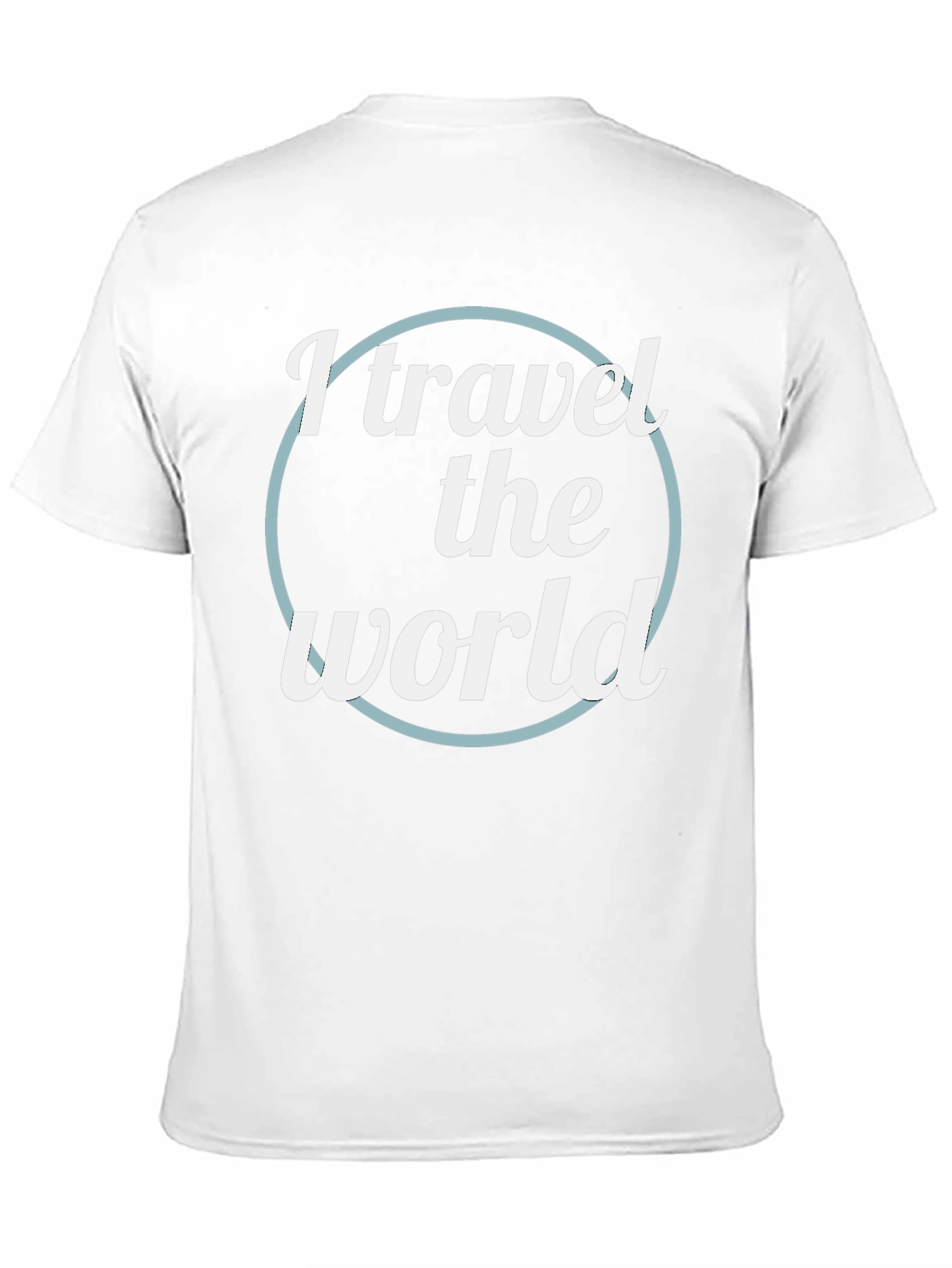 I Travel the World Black T-Shirt