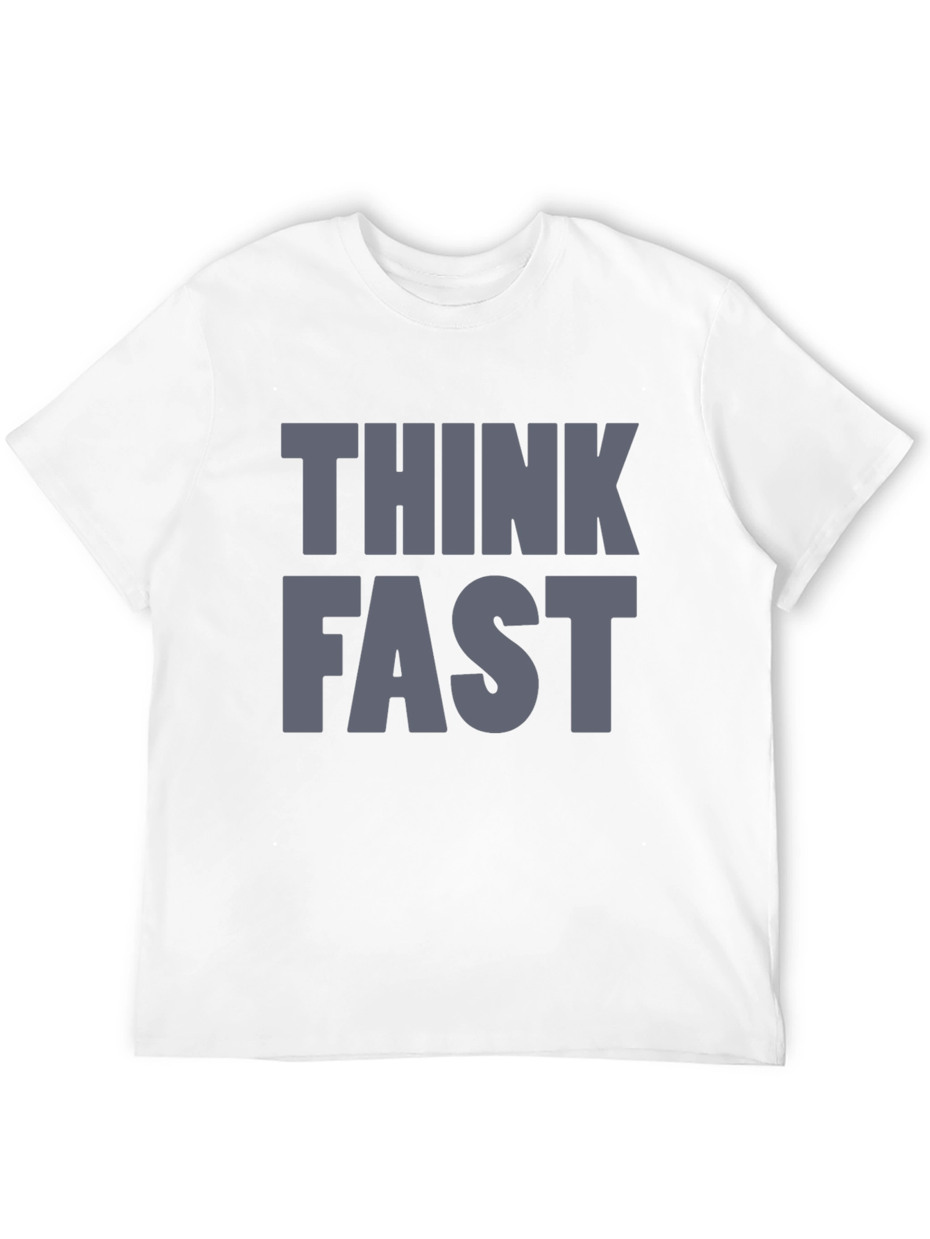 Think Fast Graphic T-Shirt - Casual Style