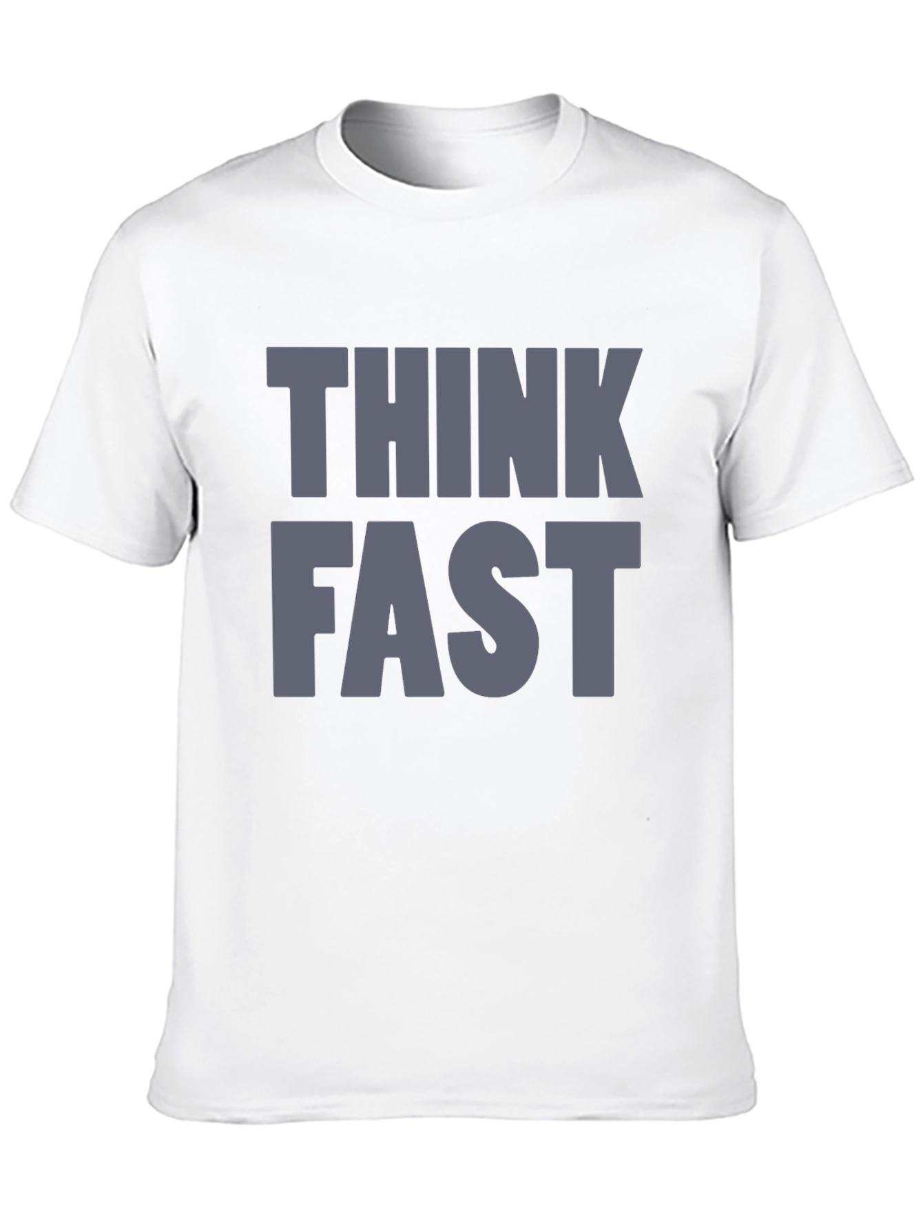 Think Fast Graphic T-Shirt - Casual Style