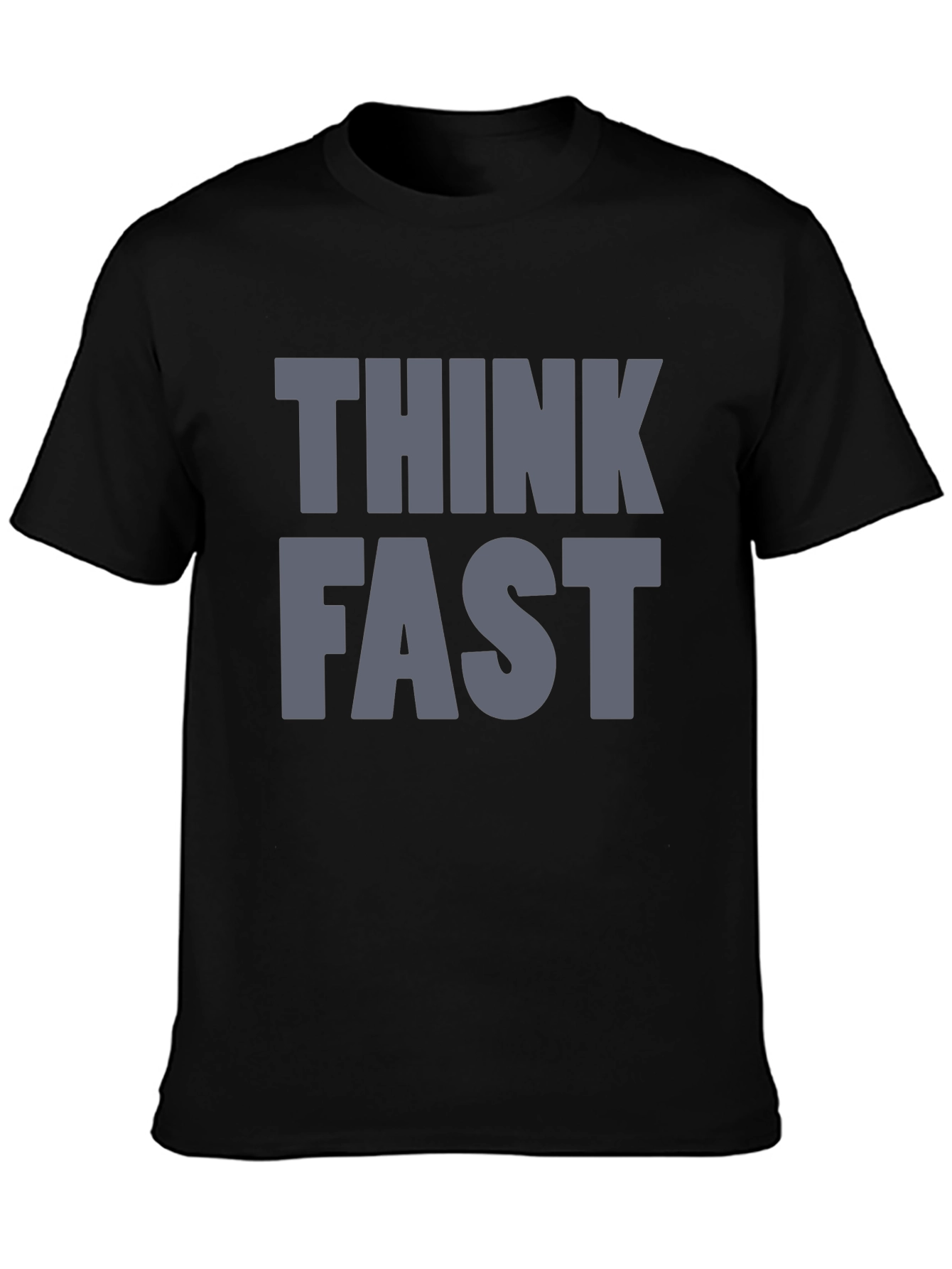 Think Fast Graphic T-Shirt - Casual Style