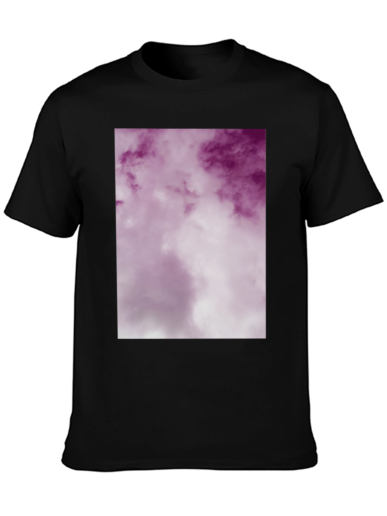 Purple Cloud Graphic T-Shirt
