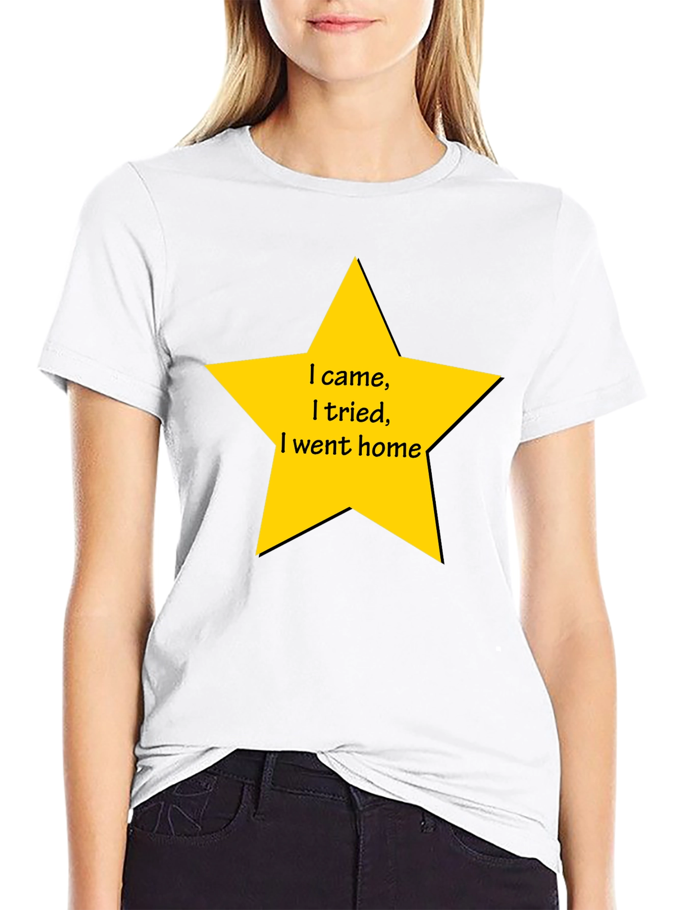 Funny I Came I Tried Star Graphic T-Shirt