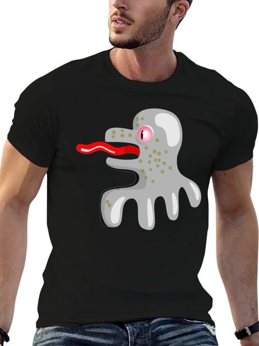 Funky Amoeba T-Shirt - Unique Cartoon Design