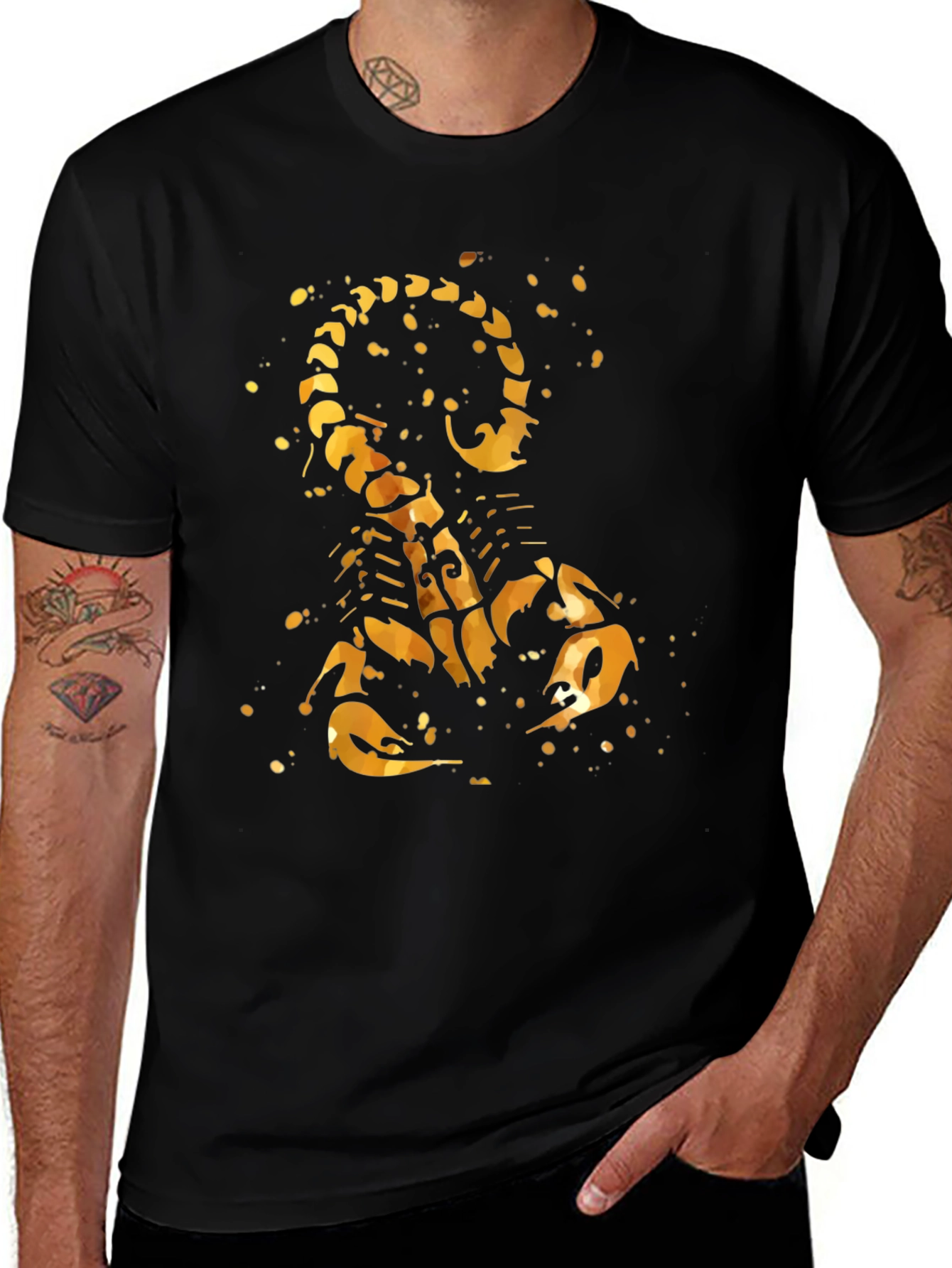 Scorpion Graphic Black T-Shirt
