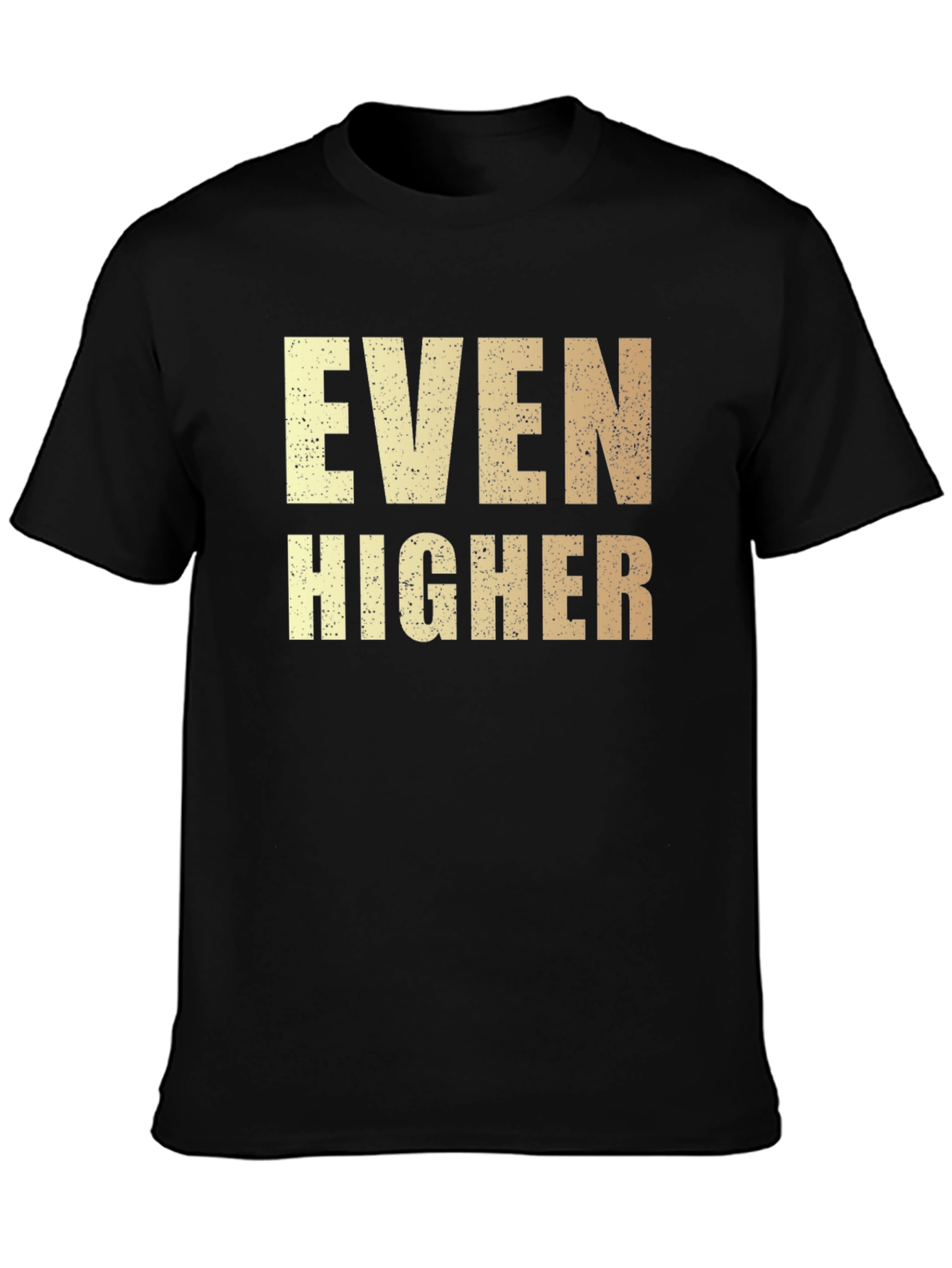 Even Higher Black Graphic T-Shirt
