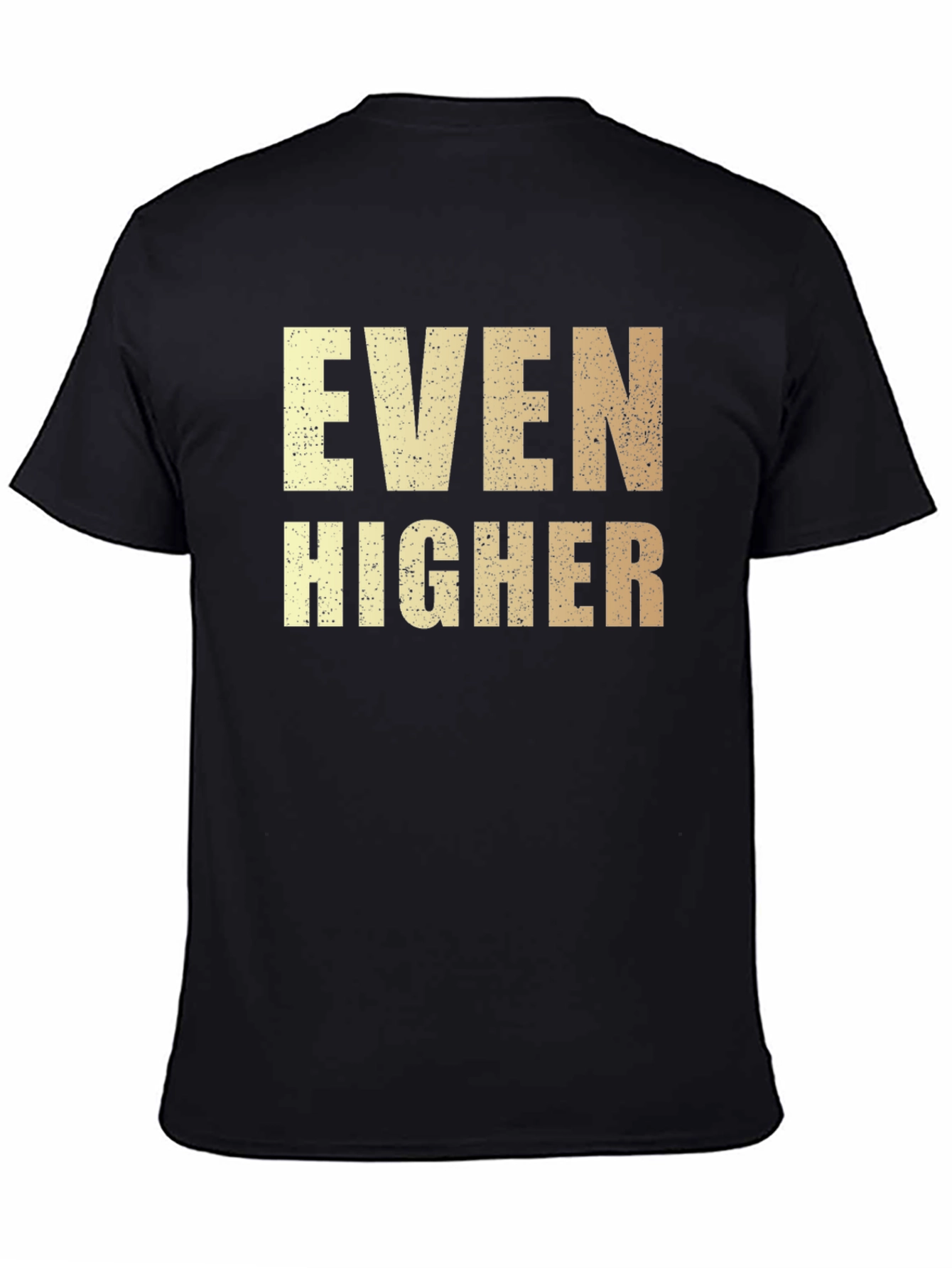 Even Higher Black Graphic T-Shirt