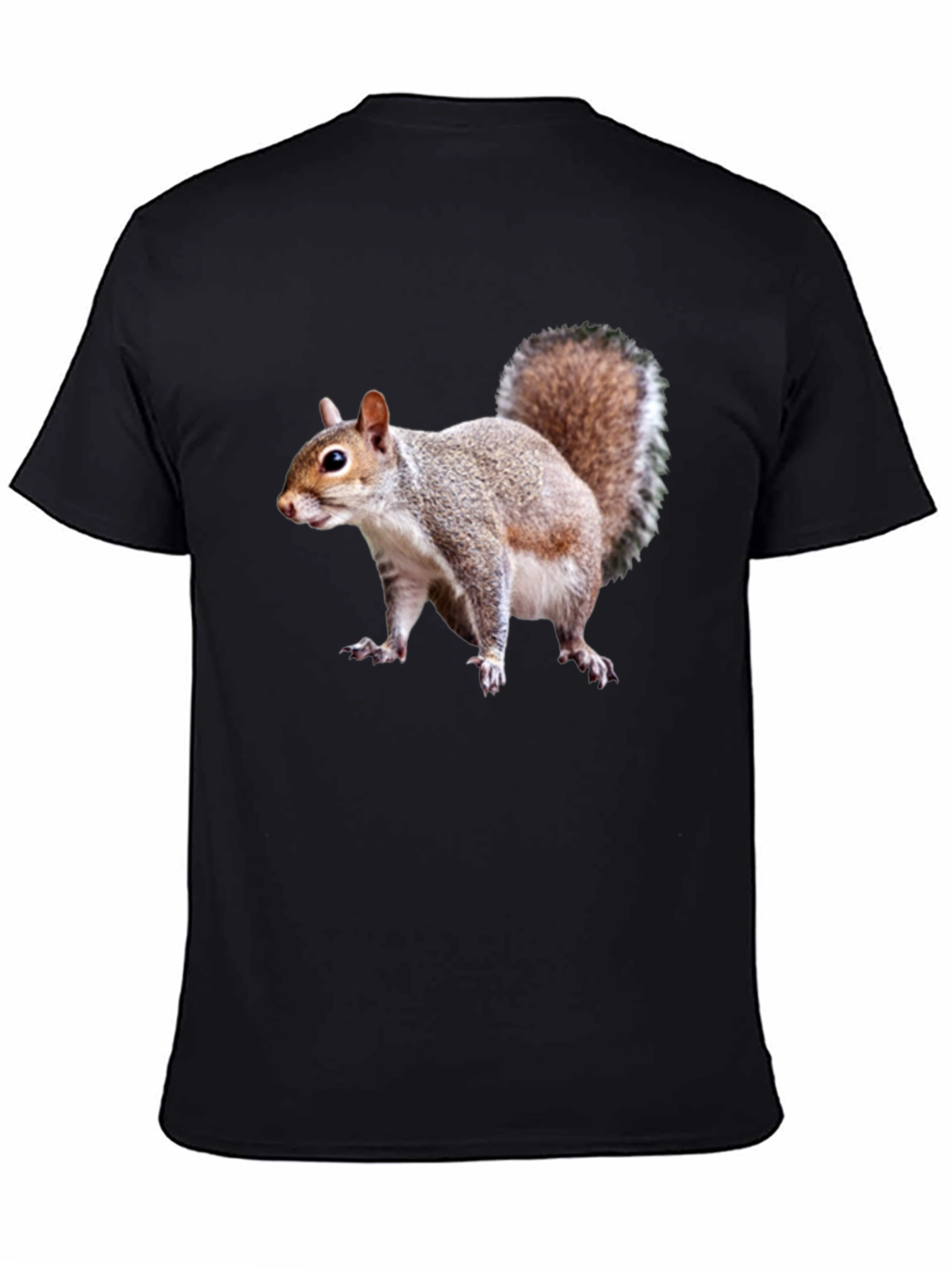 Squirrel Graphic Tee - Black Unisex T-Shirt