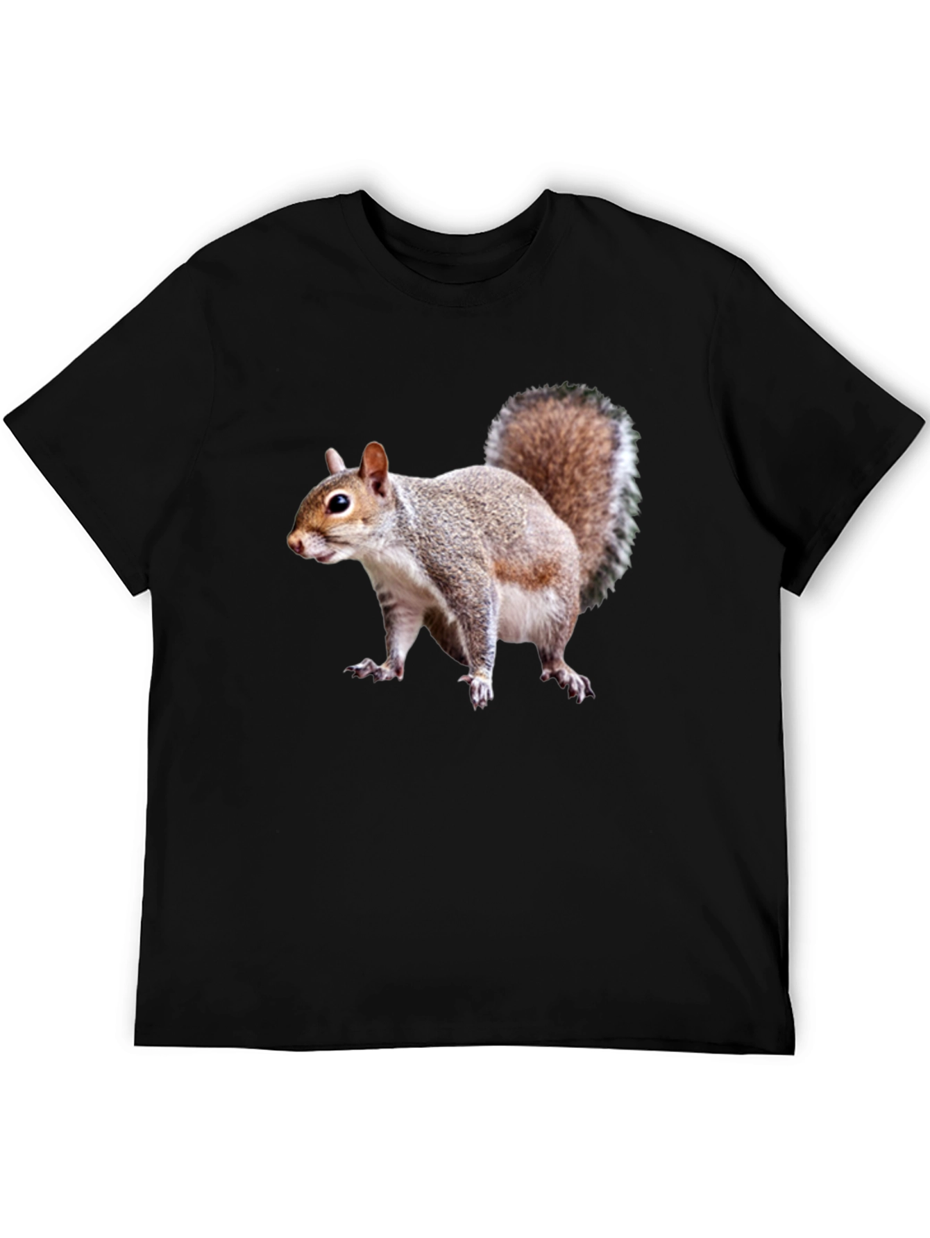 Squirrel Graphic Tee - Black Unisex T-Shirt