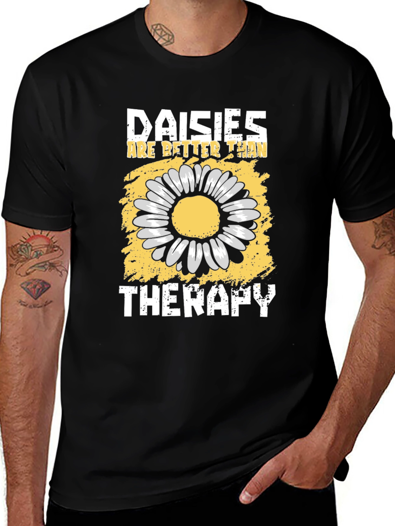 Daisies Are Better Than Therapy T-Shirt