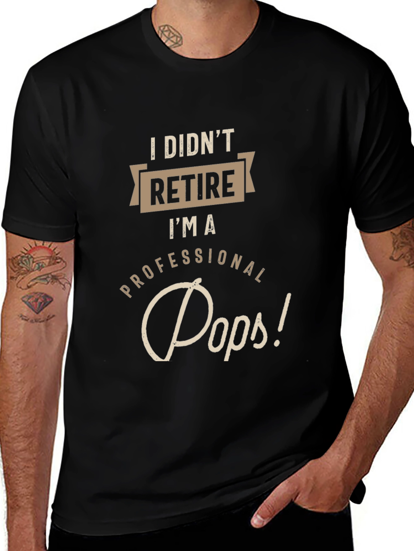 Professional Pops T-Shirt - Funny Retirement Gift
