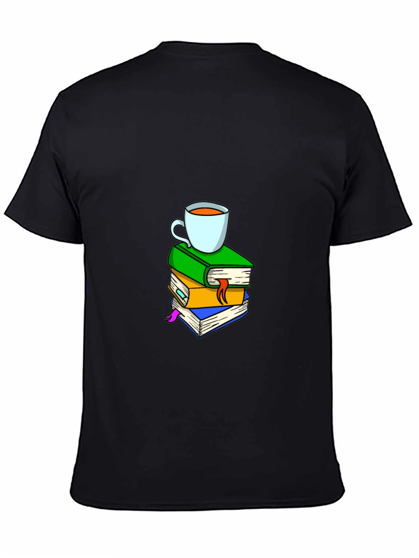 Book Stack & Coffee T-Shirt