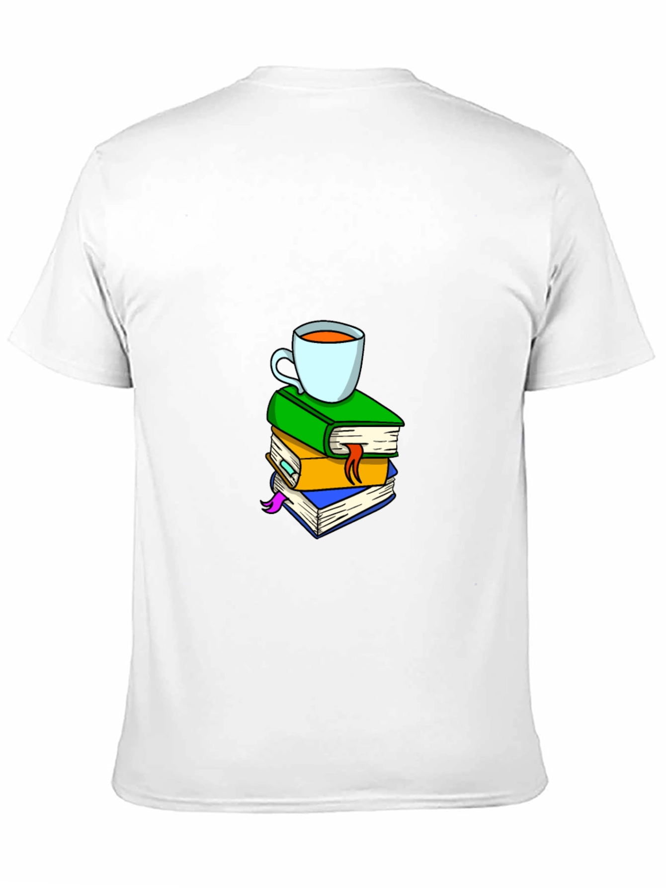 Book Stack & Coffee T-Shirt