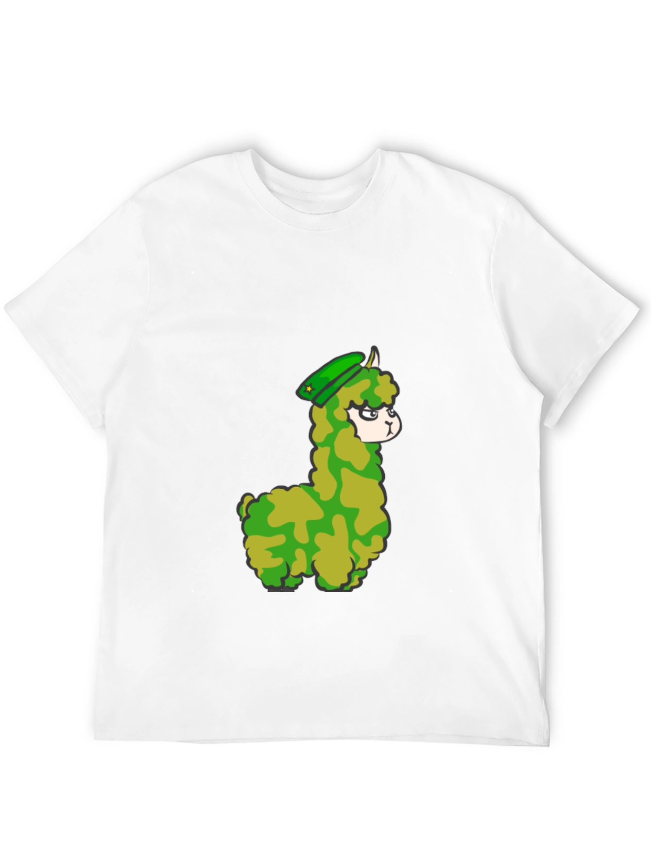 Alpaca Camo T-Shirt - Fun Novelty Tee