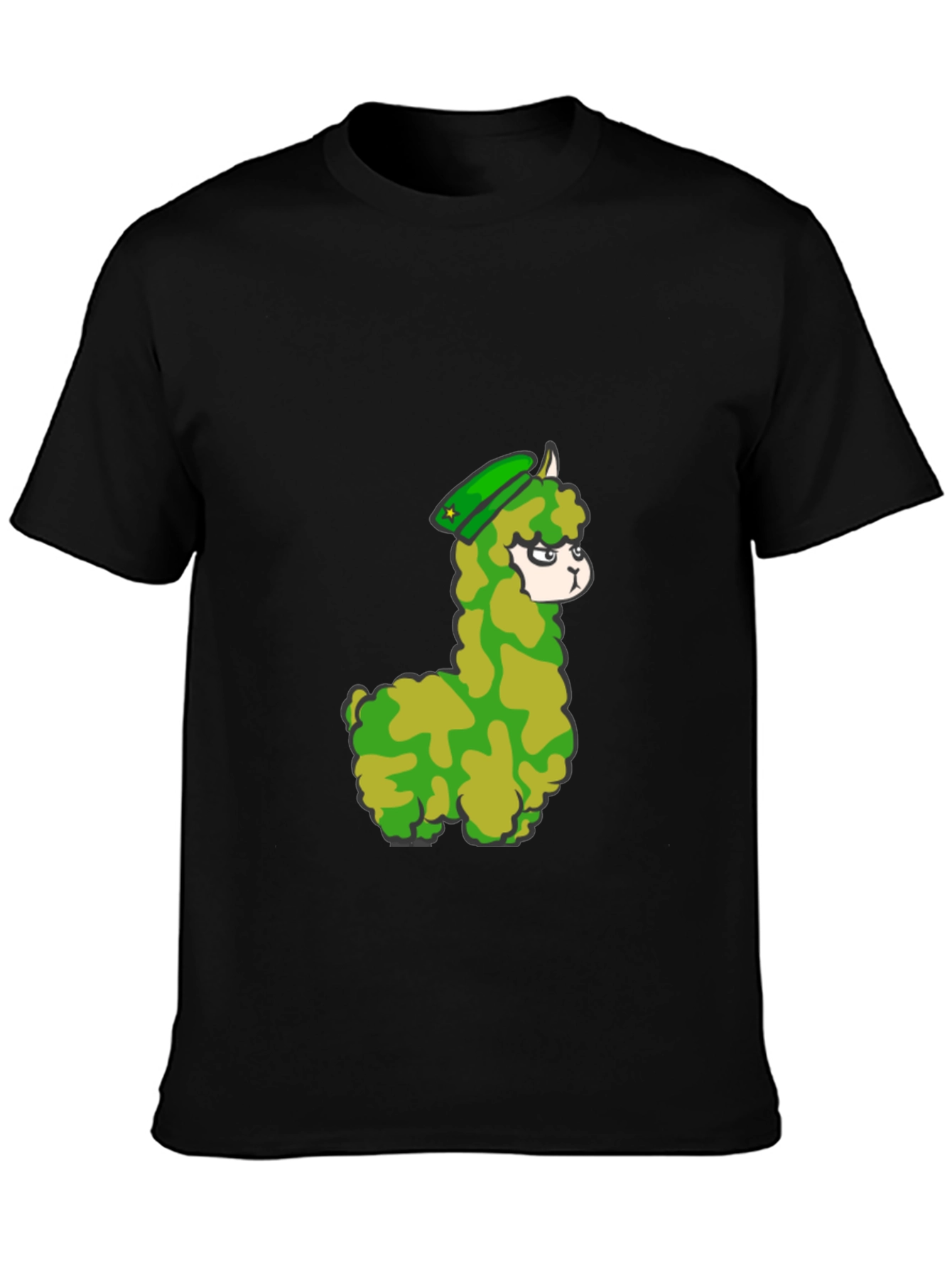 Alpaca Camo T-Shirt - Fun Novelty Tee