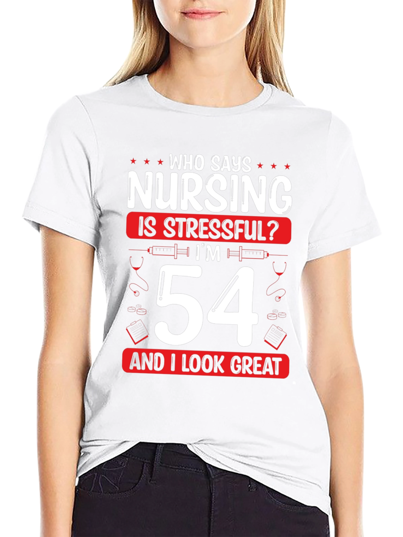 Funny Nursing 54th Birthday T-Shirt