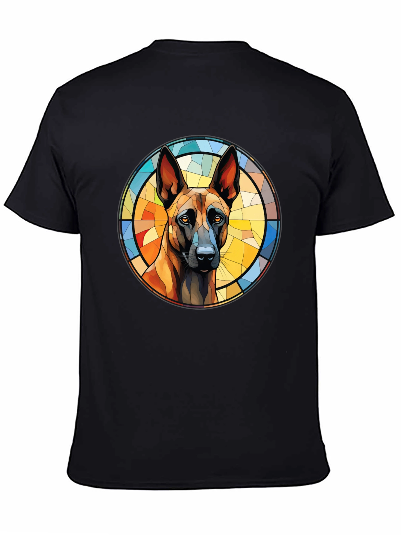 Dog Breed Stained Glass Graphic Tee