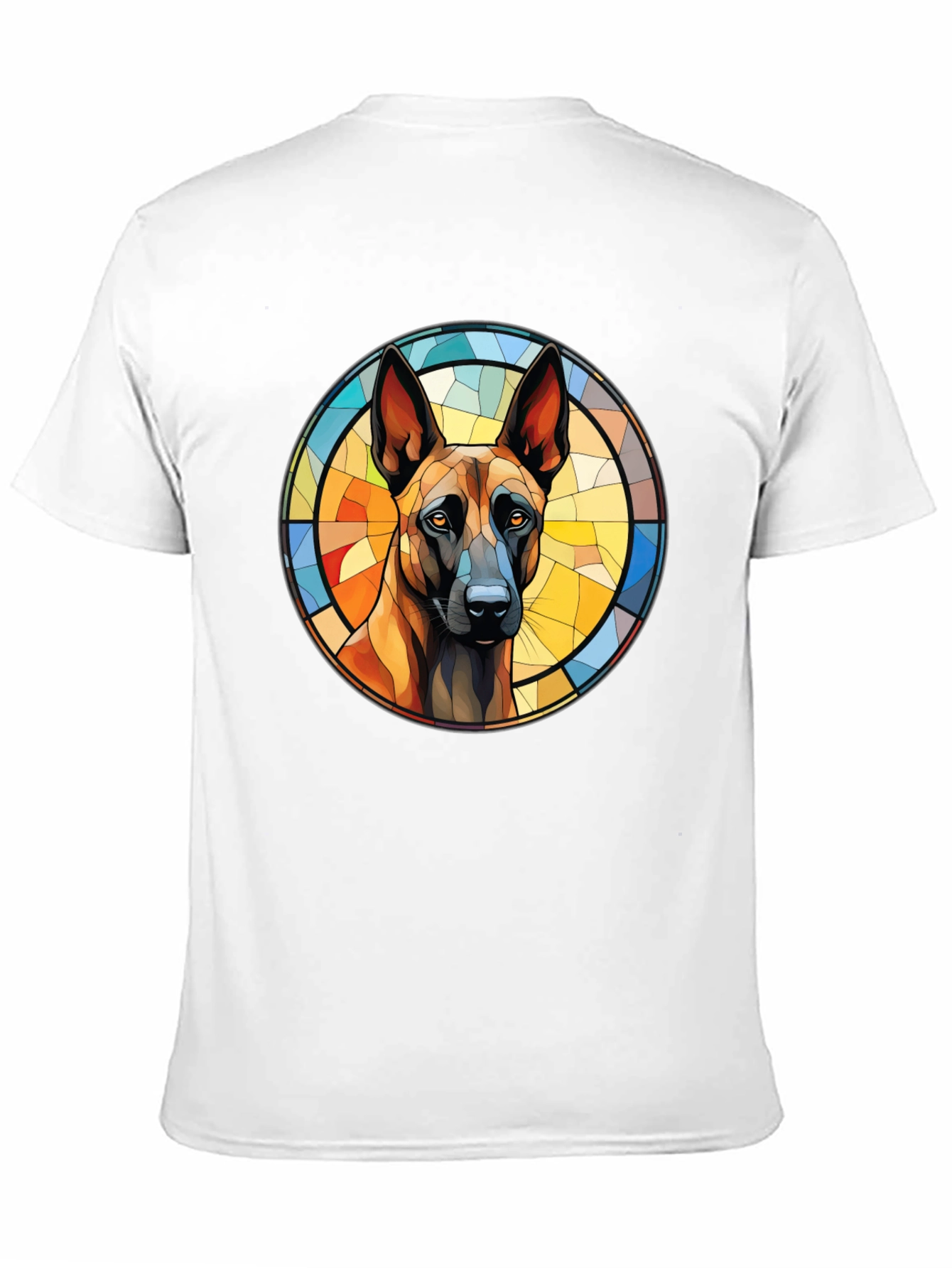 Dog Breed Stained Glass Graphic Tee