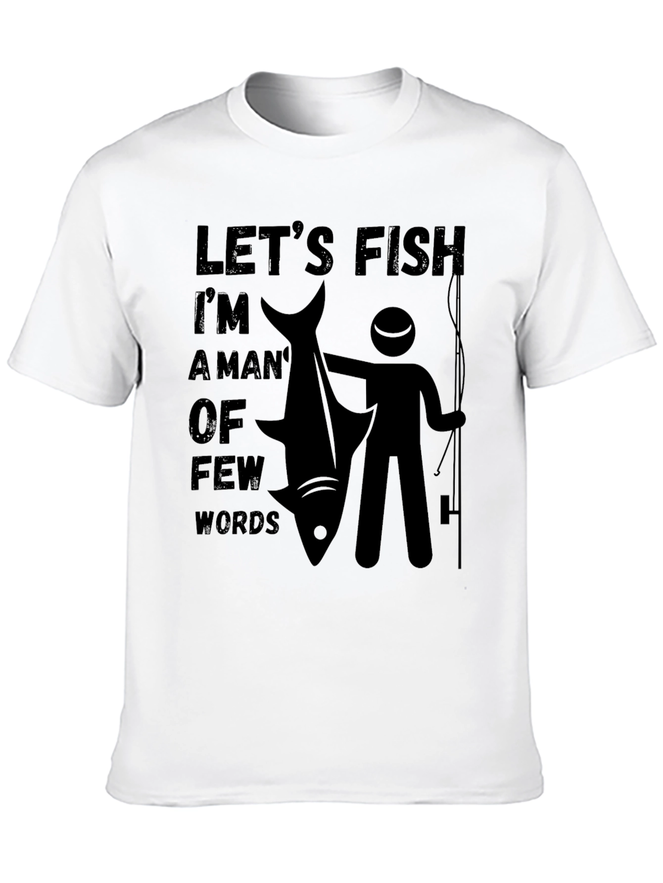 Lets Fish Funny Fishing T-Shirt