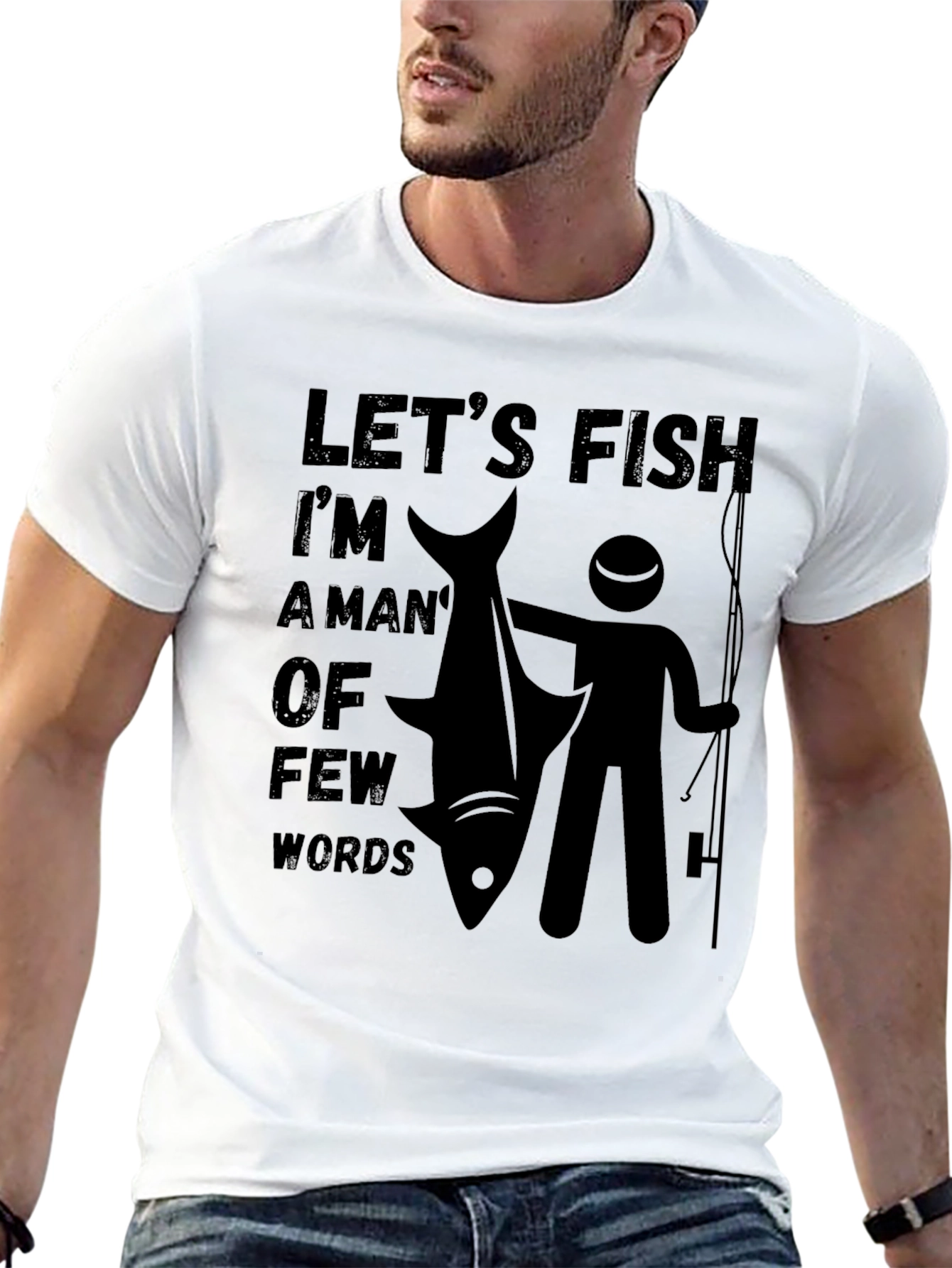 Lets Fish Funny Fishing T-Shirt
