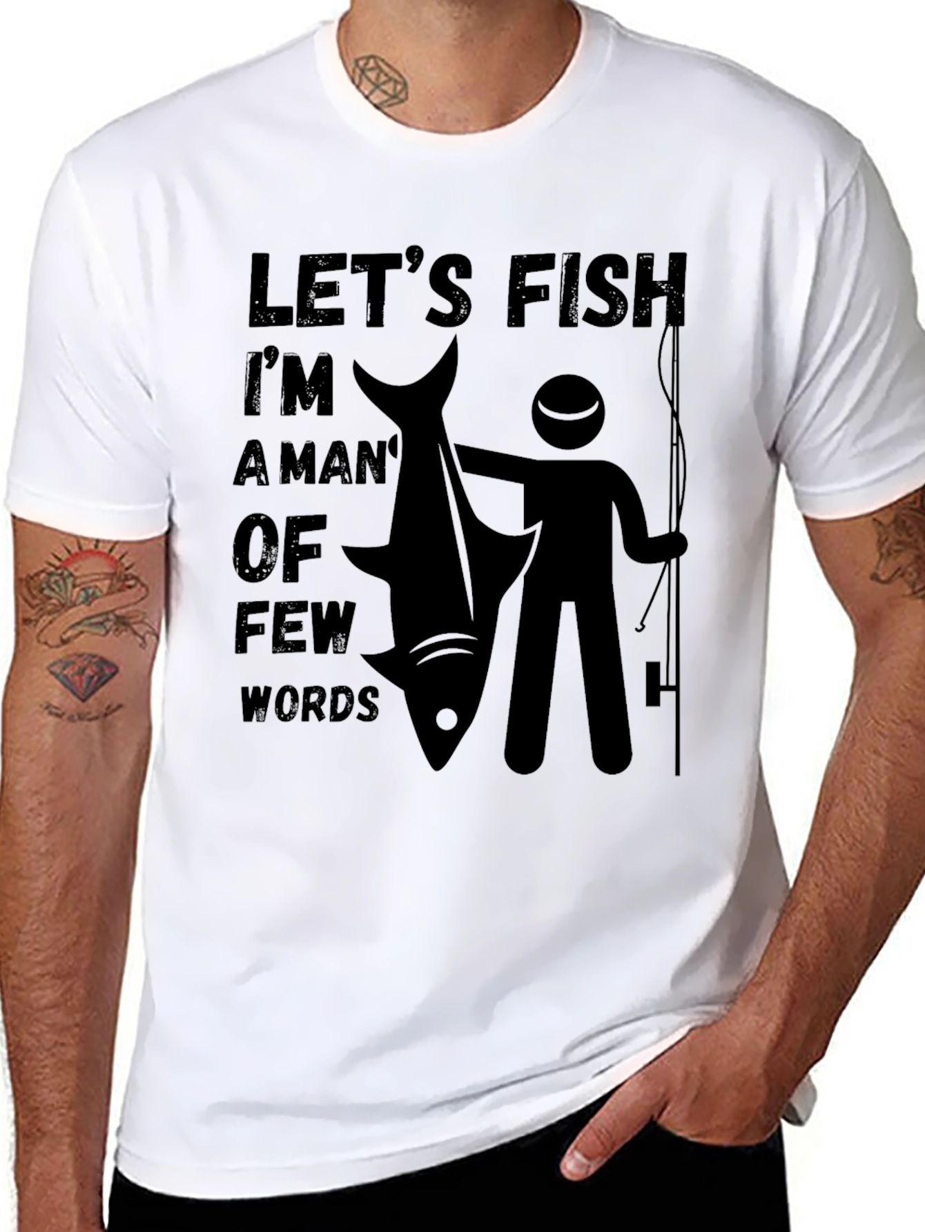 Lets Fish Funny Fishing T-Shirt