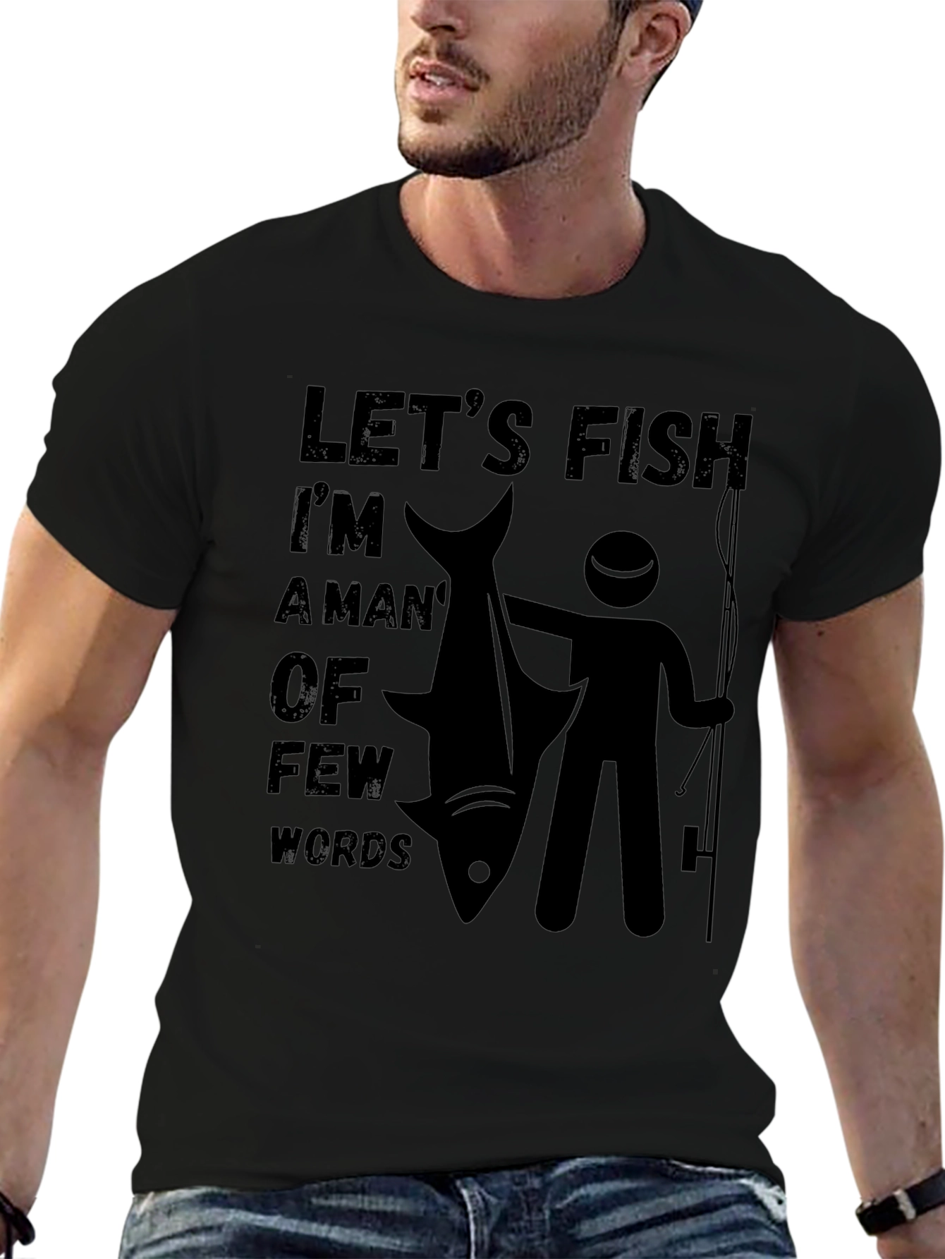 Lets Fish Funny Fishing T-Shirt