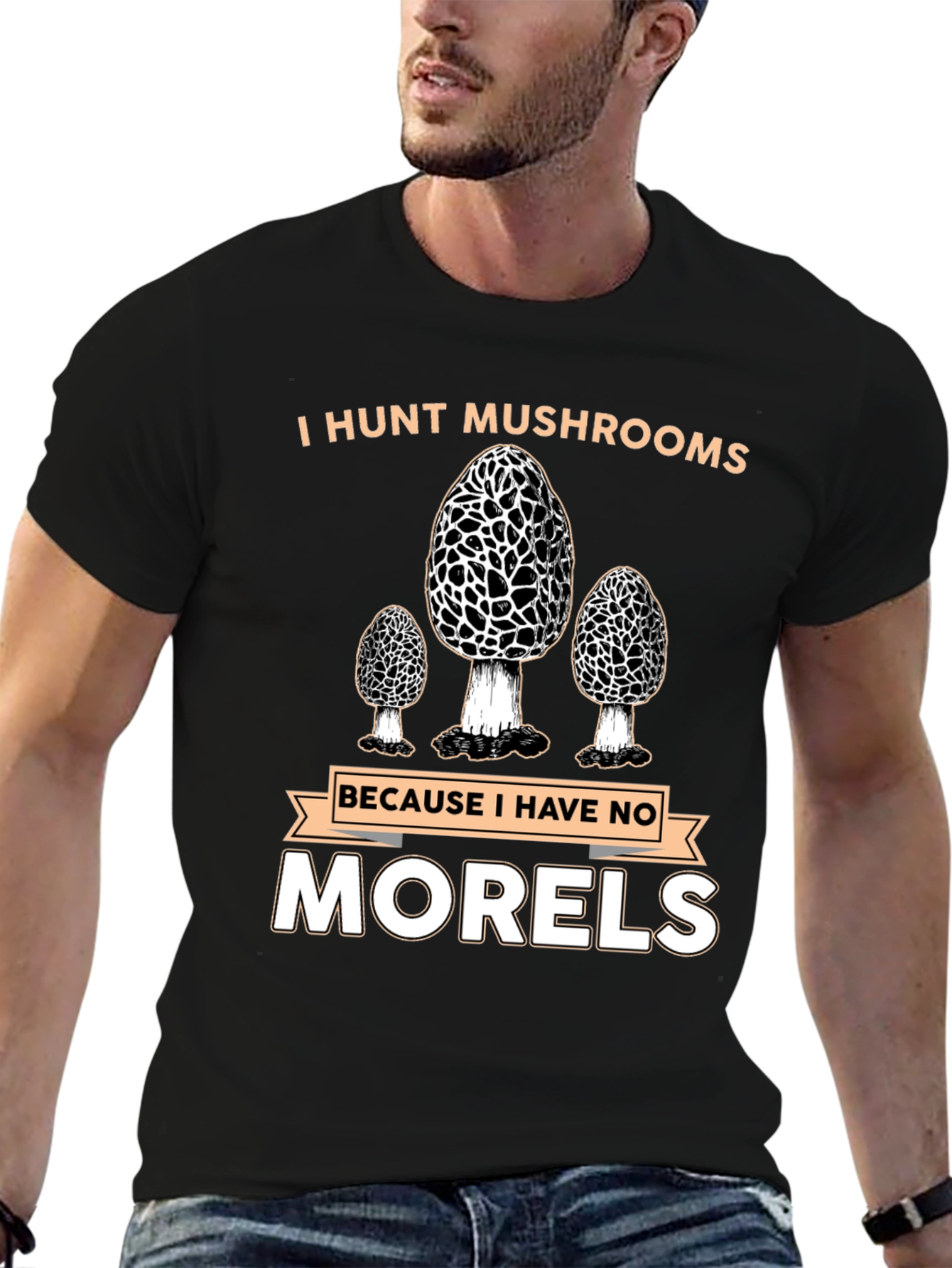 Mushroom Hunting T-Shirt - No Morels!