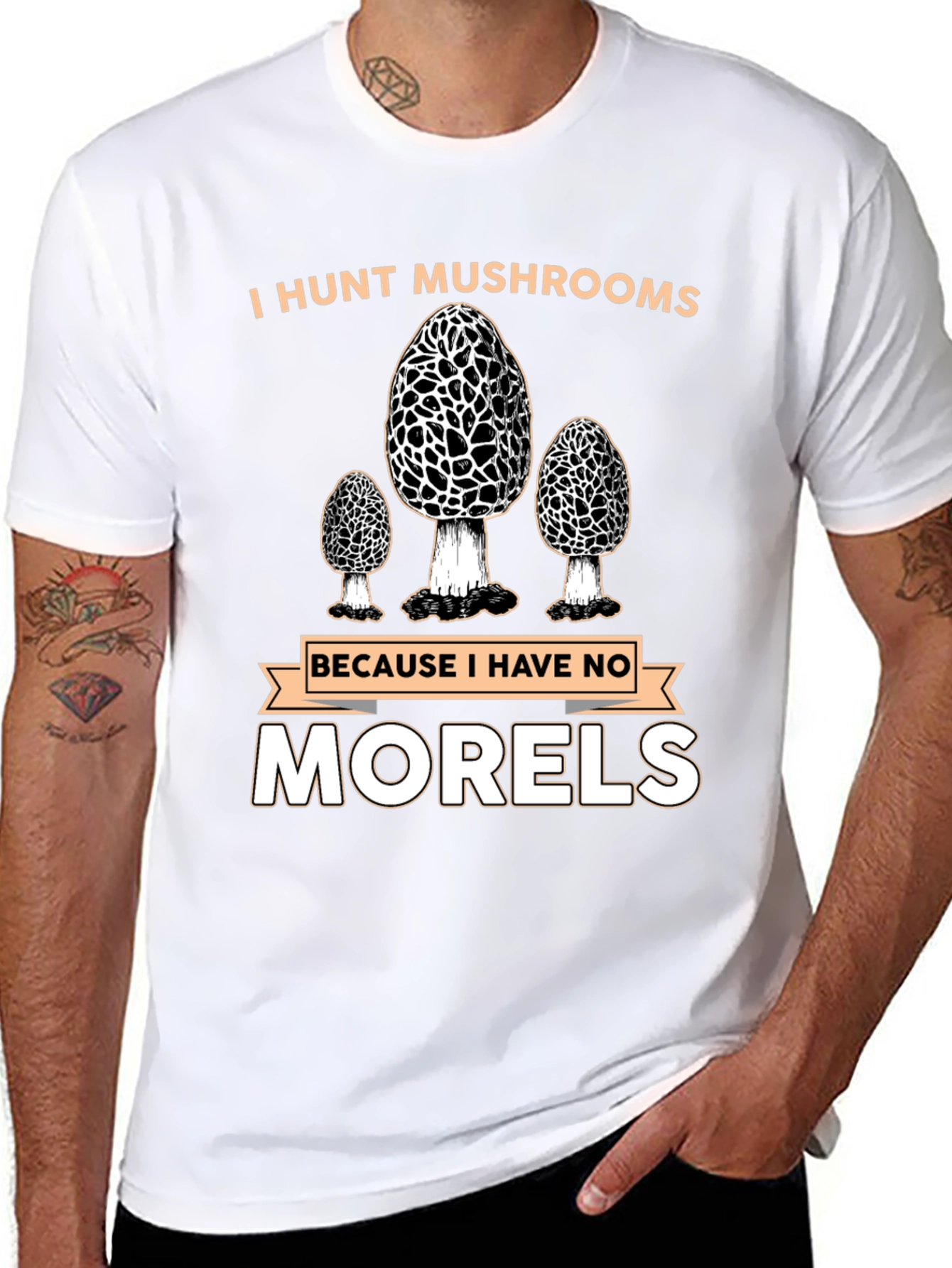 Mushroom Hunting T-Shirt - No Morels!