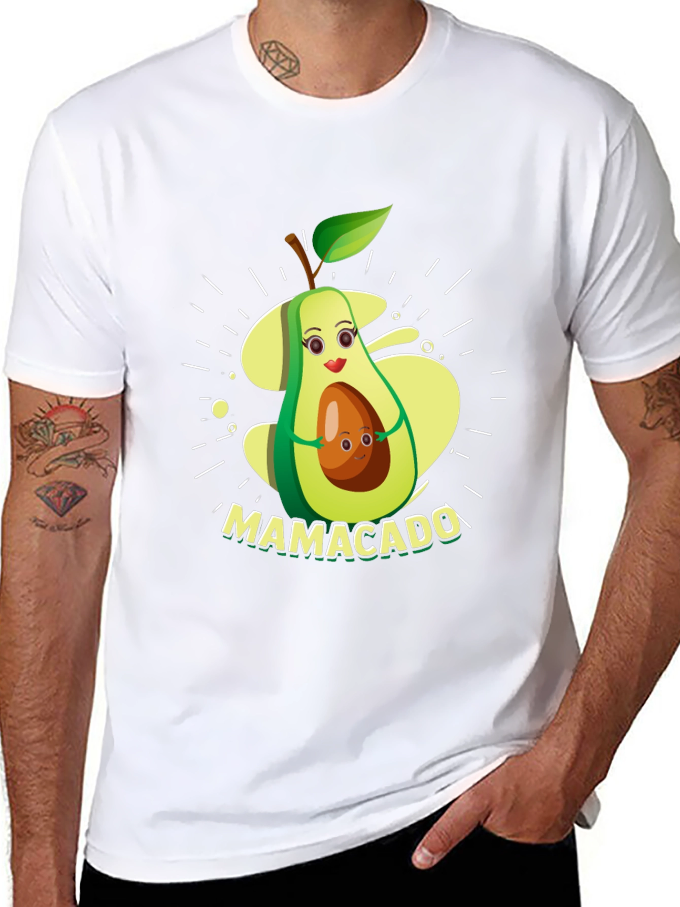 Mamacado T-Shirt - Avocado Mother and Baby