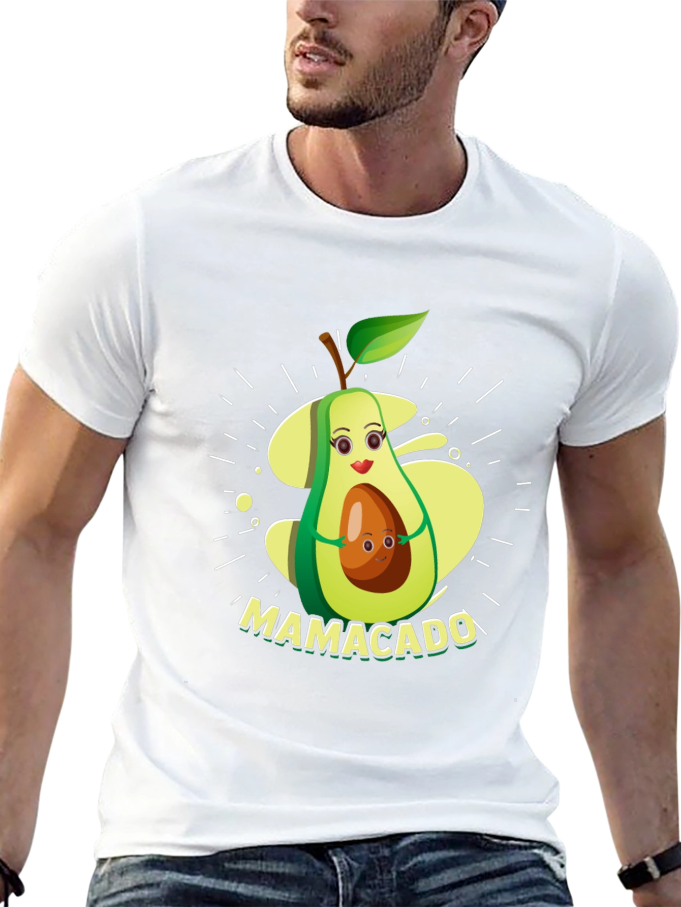 Mamacado T-Shirt - Avocado Mother and Baby