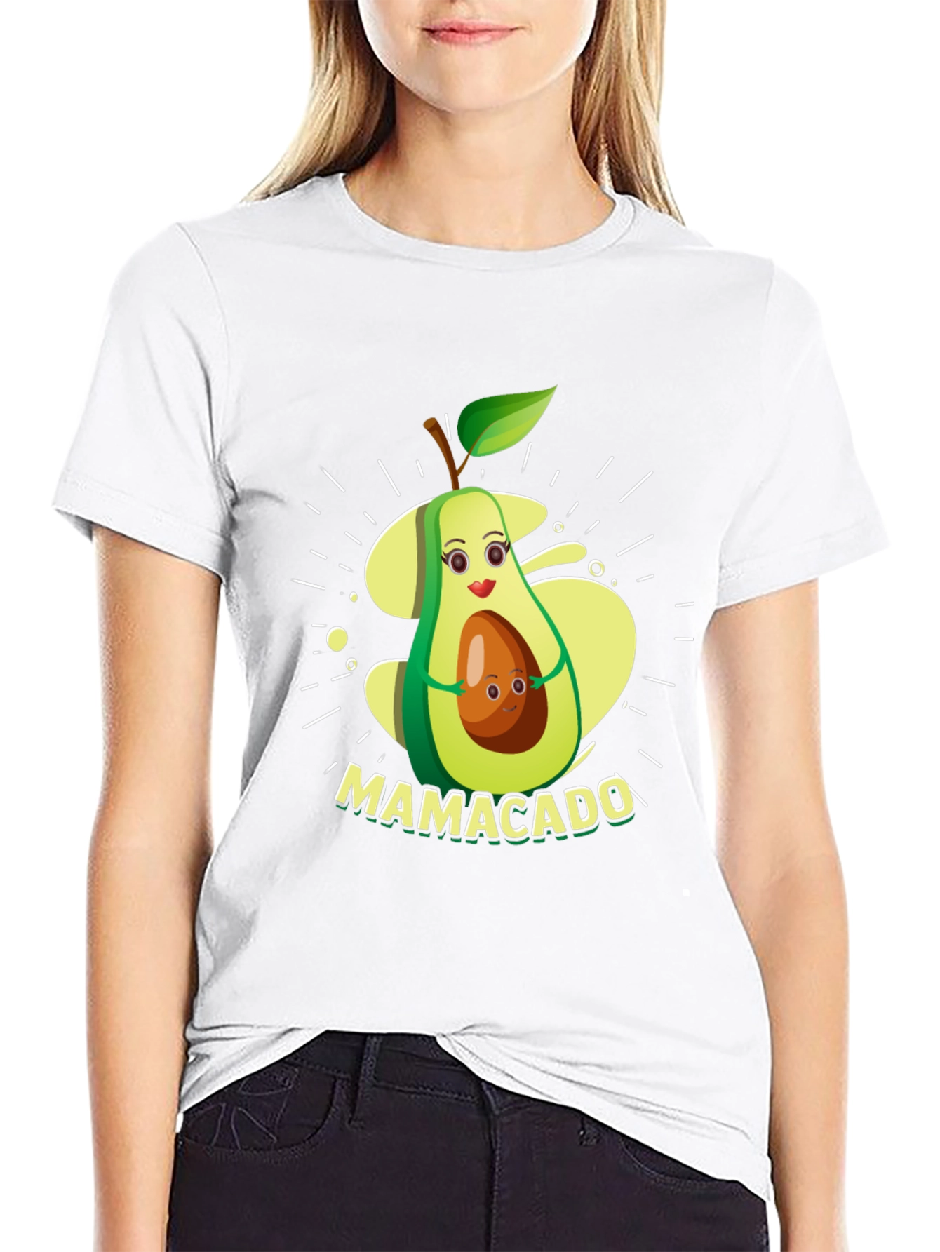 Mamacado T-Shirt - Avocado Mother and Baby