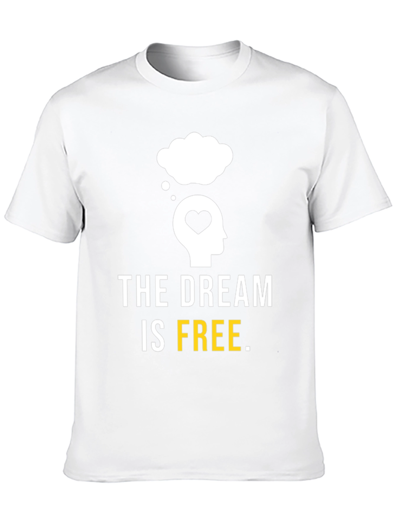 Dream Is Free Graphic Tee - Black