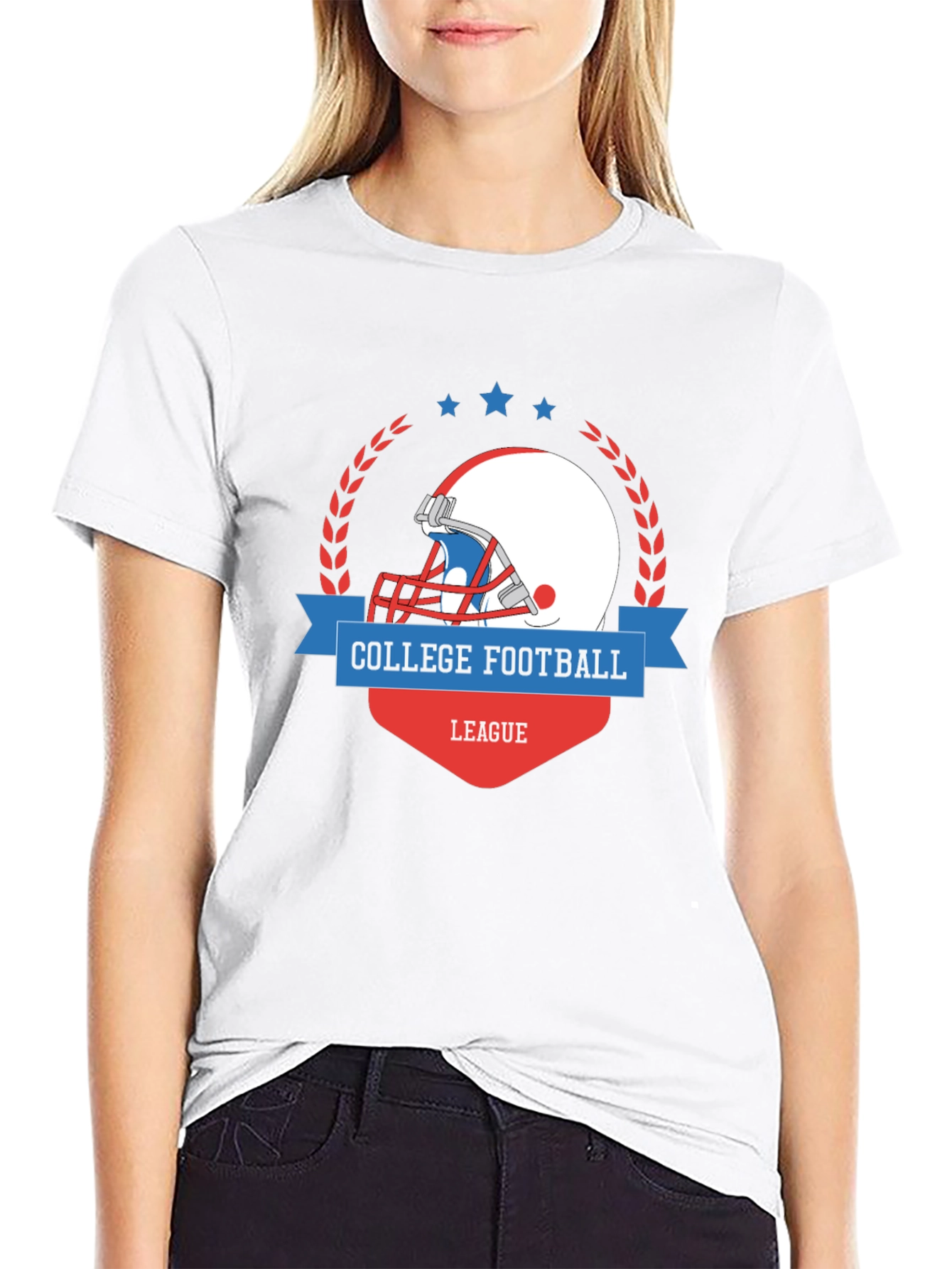 College Football League Graphic T-Shirt