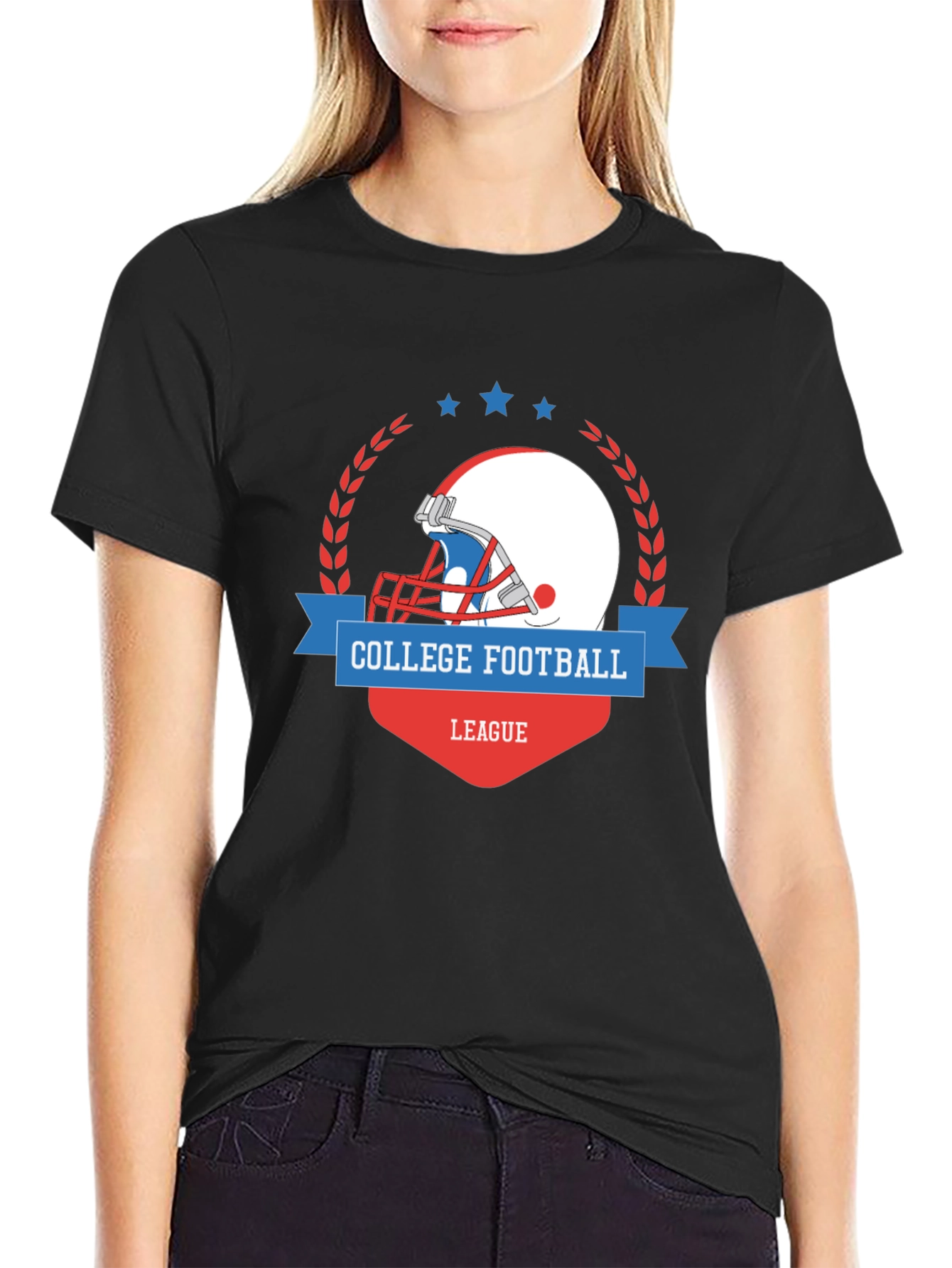 College Football League Graphic T-Shirt