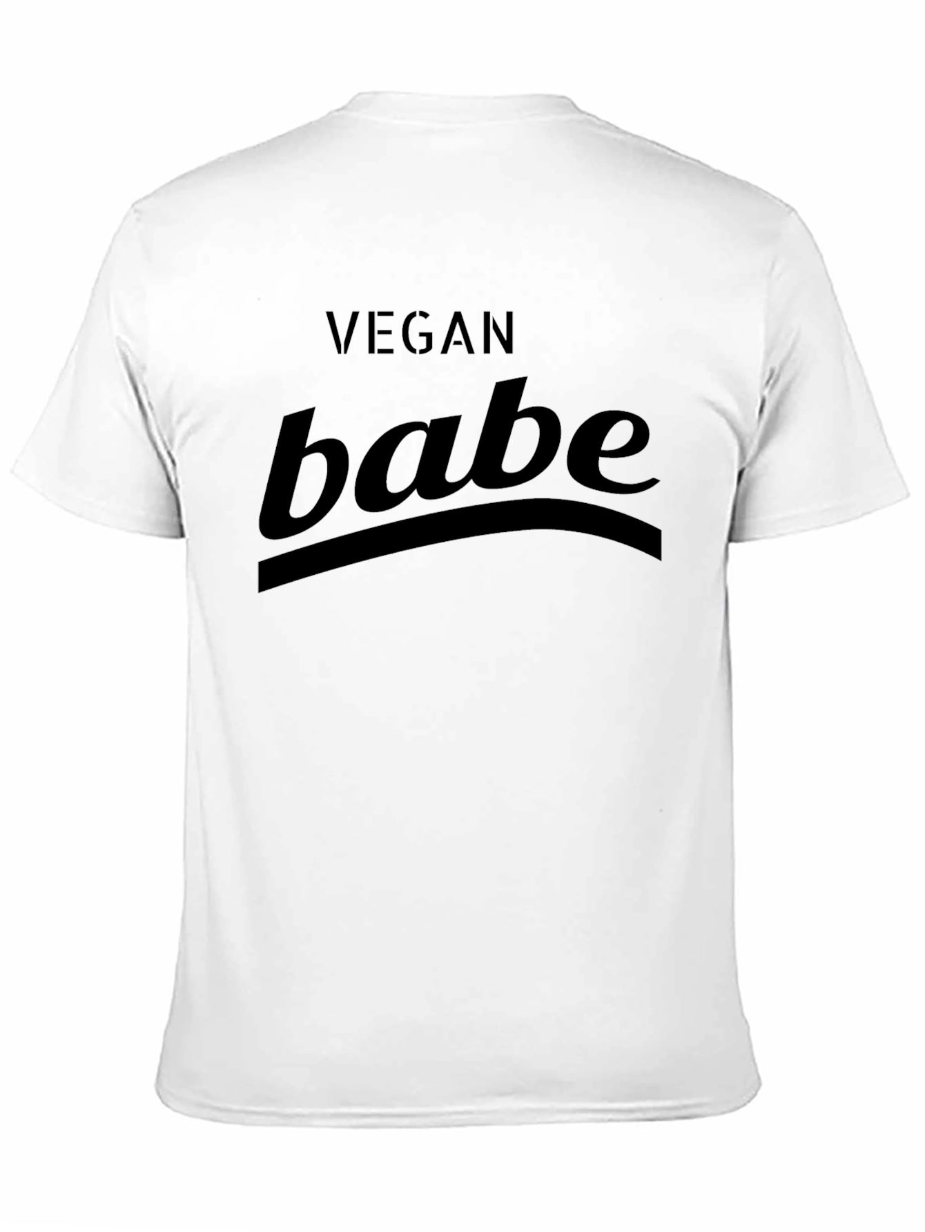 Vegan Babe Graphic T-Shirt - Unisex Black Tee