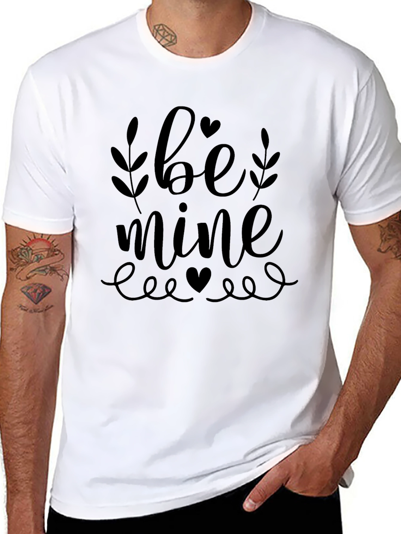 Be Mine Valentines Day Graphic T-Shirt