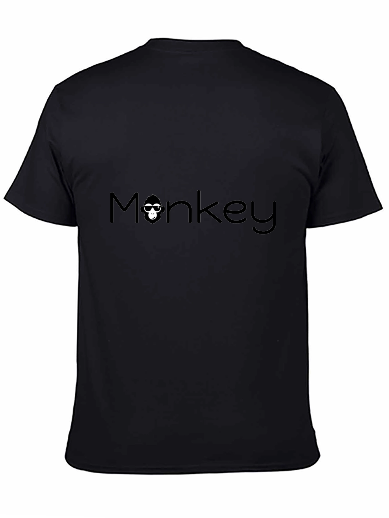 Cool Monkey Graphic Tee - Stylish Black T-Shirt