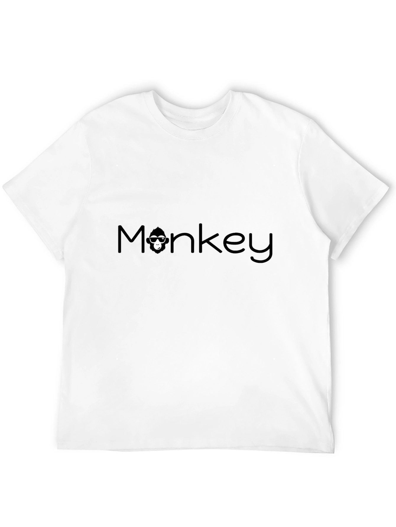 Cool Monkey Graphic Tee - Stylish Black T-Shirt