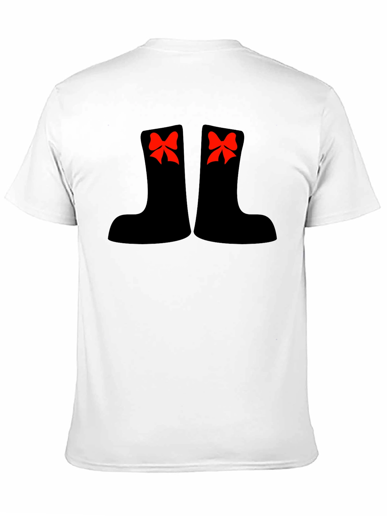 Festive Boots Graphic Tee - Holiday Fun!