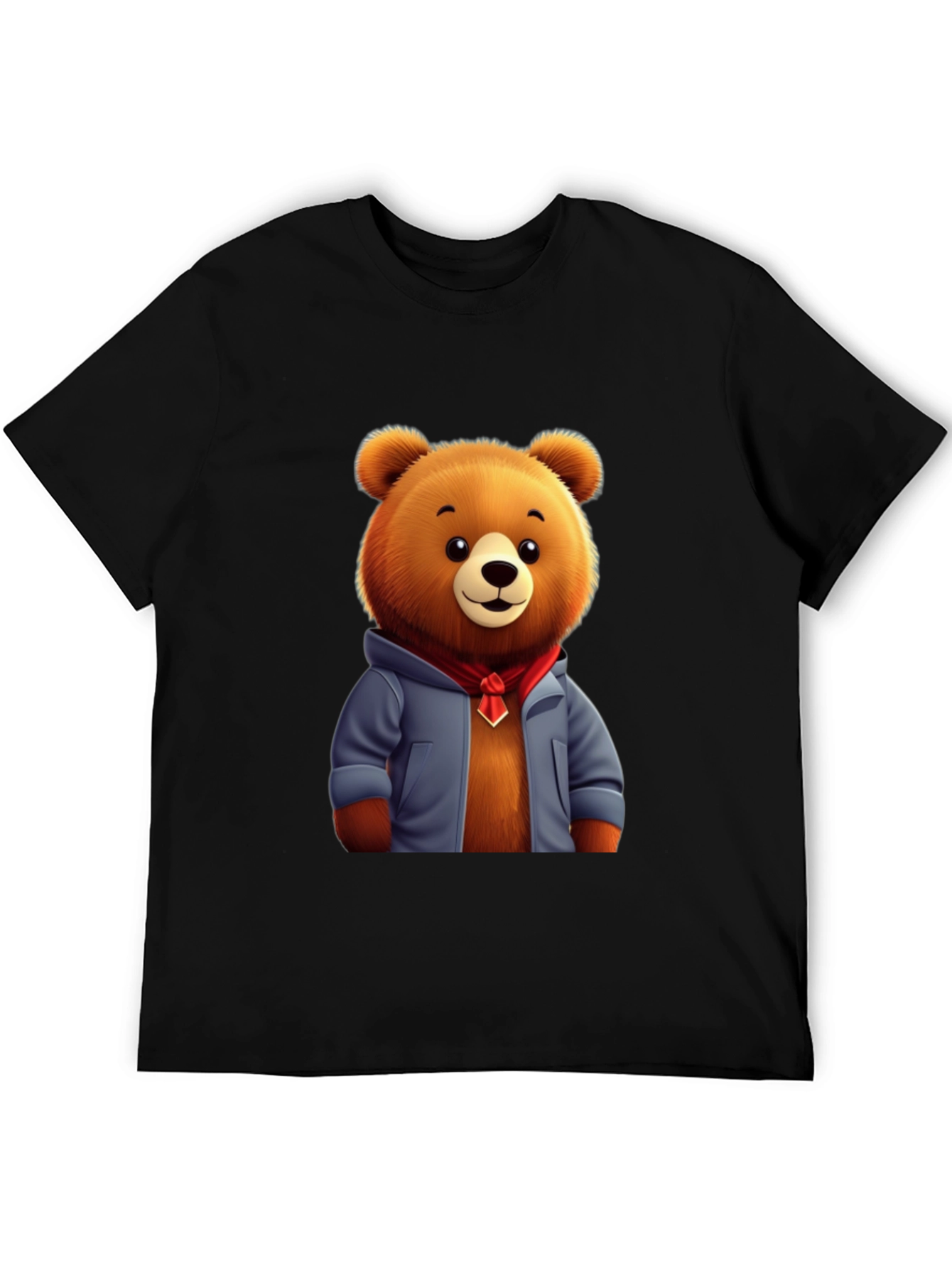 Cute Cartoon Bear T-Shirt - Soft & Stylish