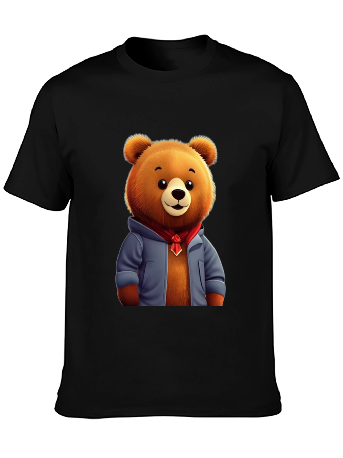Cute Cartoon Bear T-Shirt - Soft & Stylish