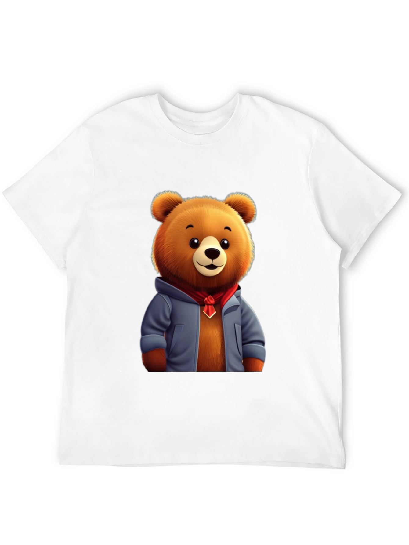 Cute Cartoon Bear T-Shirt - Soft & Stylish