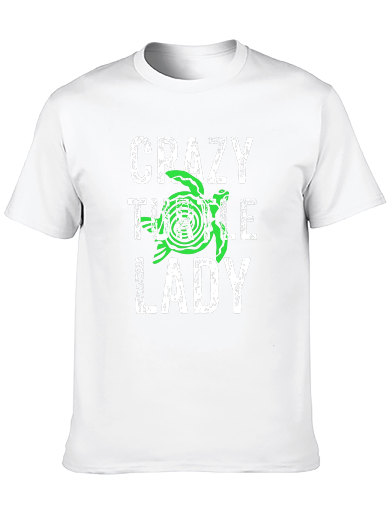 Crazy Turtle Lady Graphic Tee - Black
