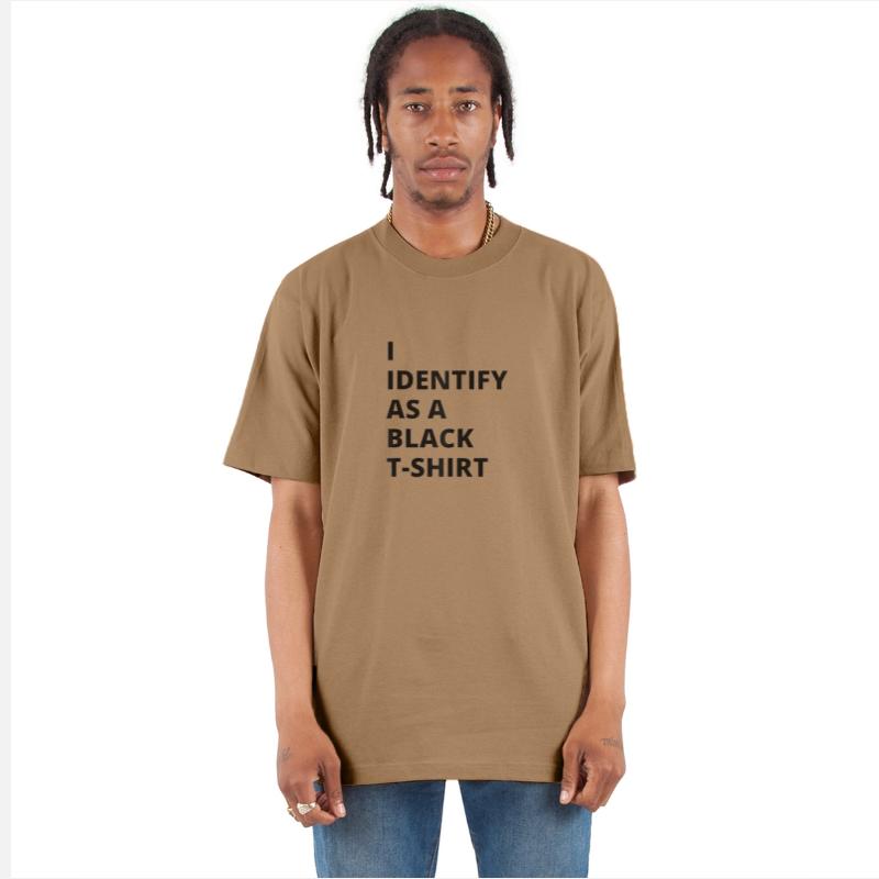 Identify Black Funny t shirt
