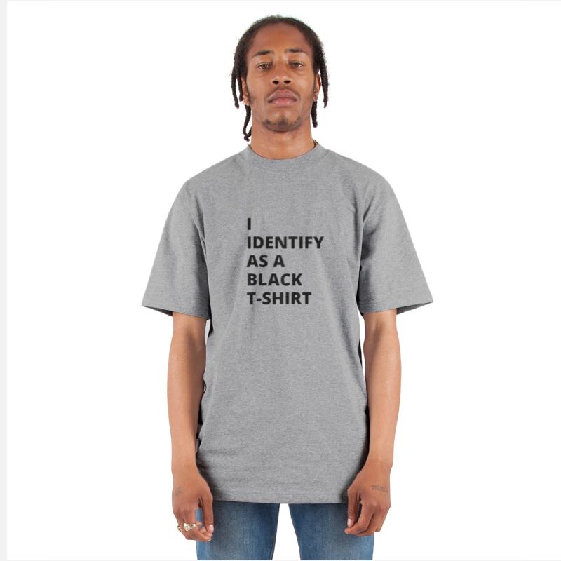 Identify Black Funny t shirt