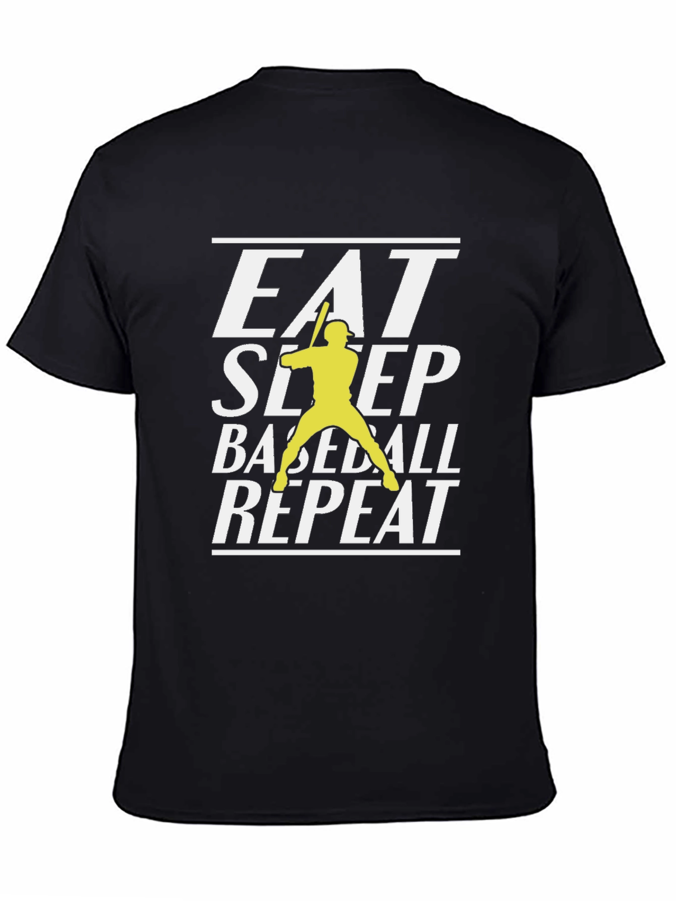 Eat Sleep Baseball Repeat Graphic T-Shirt