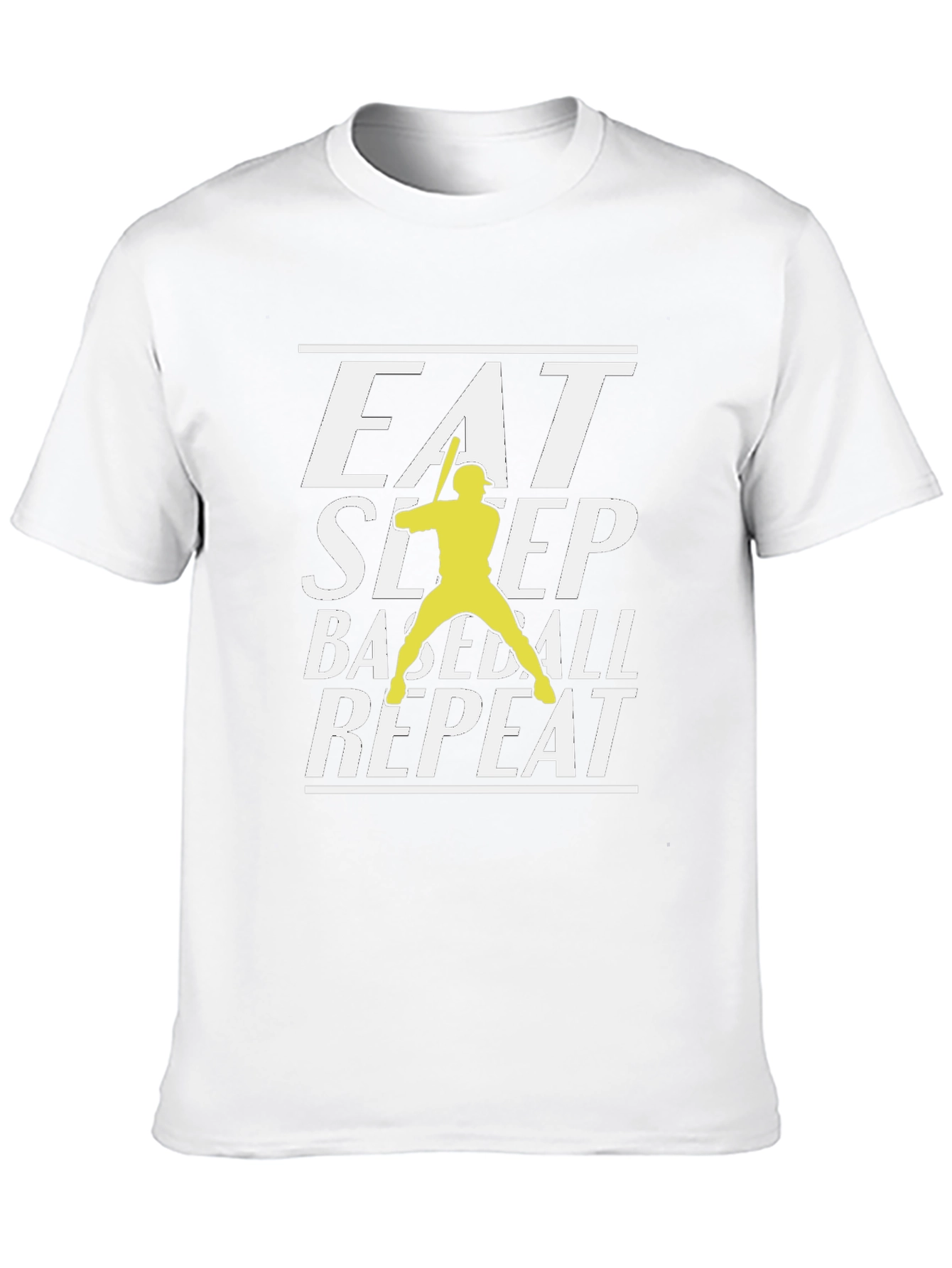Eat Sleep Baseball Repeat Graphic T-Shirt