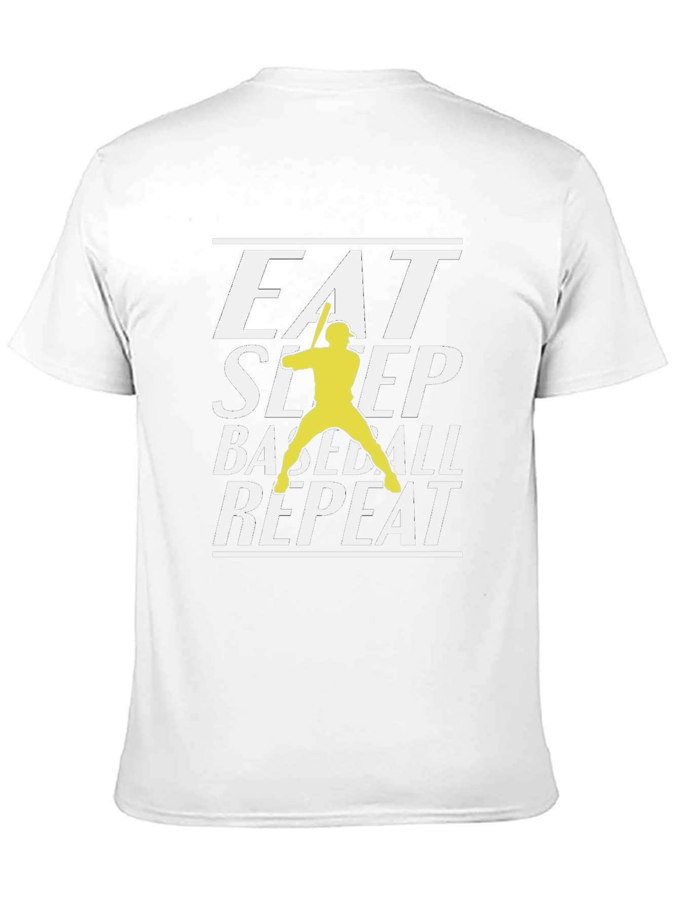 Eat Sleep Baseball Repeat Graphic T-Shirt