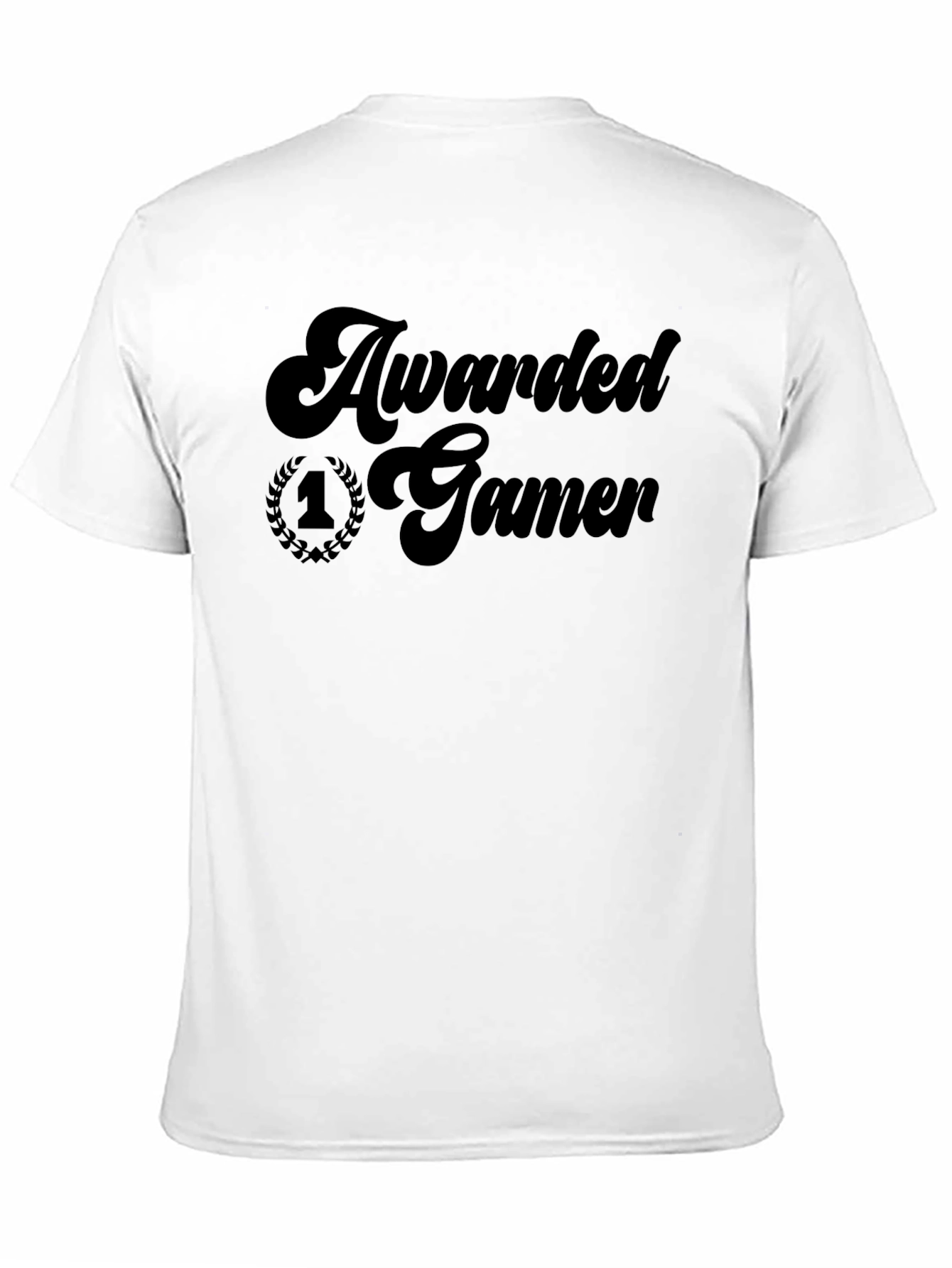 Awarded Gamer Black T-Shirt - Premium Gaming Apparel