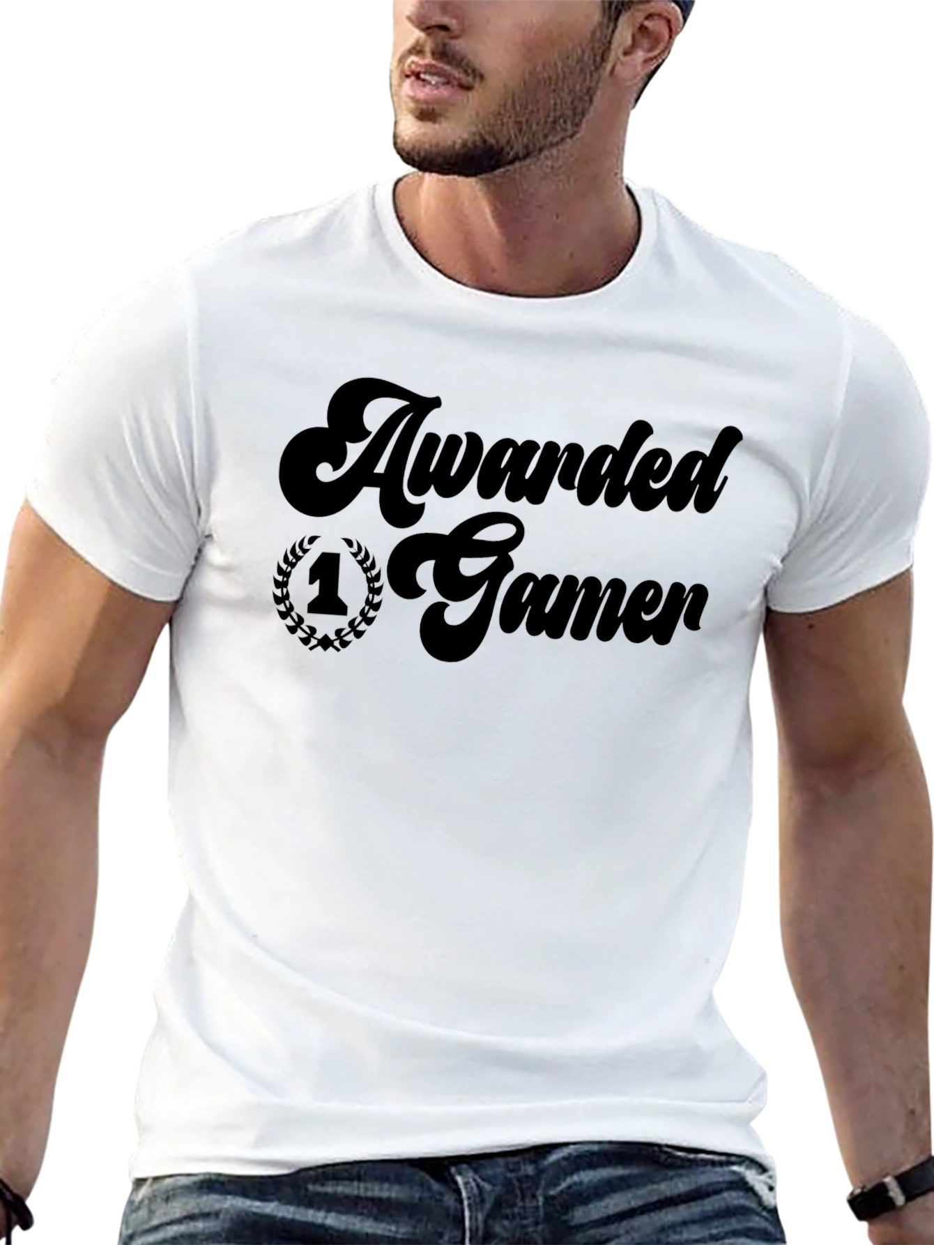 Awarded Gamer Black T-Shirt - Premium Gaming Apparel