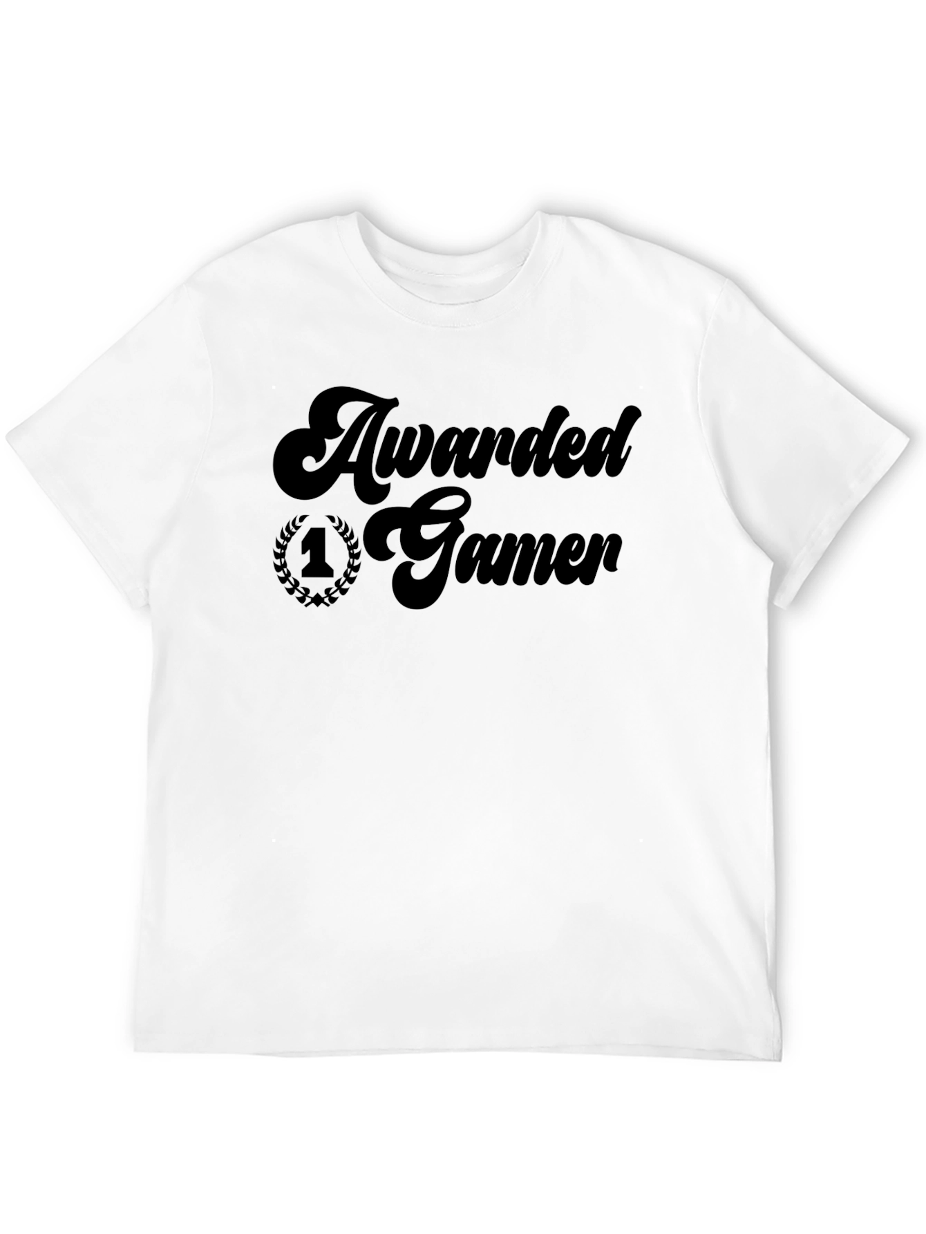 Awarded Gamer Black T-Shirt - Premium Gaming Apparel